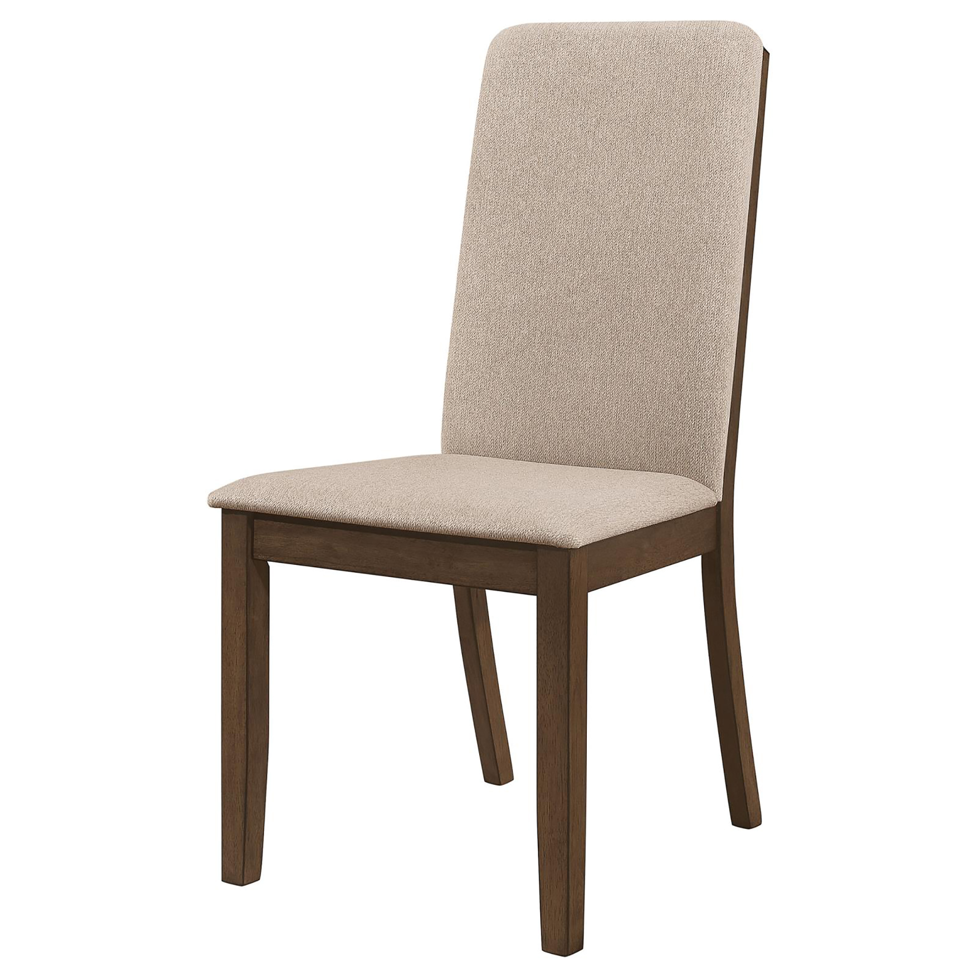 Latte and Medium Walnut Padded Side Chair (Set of 2)