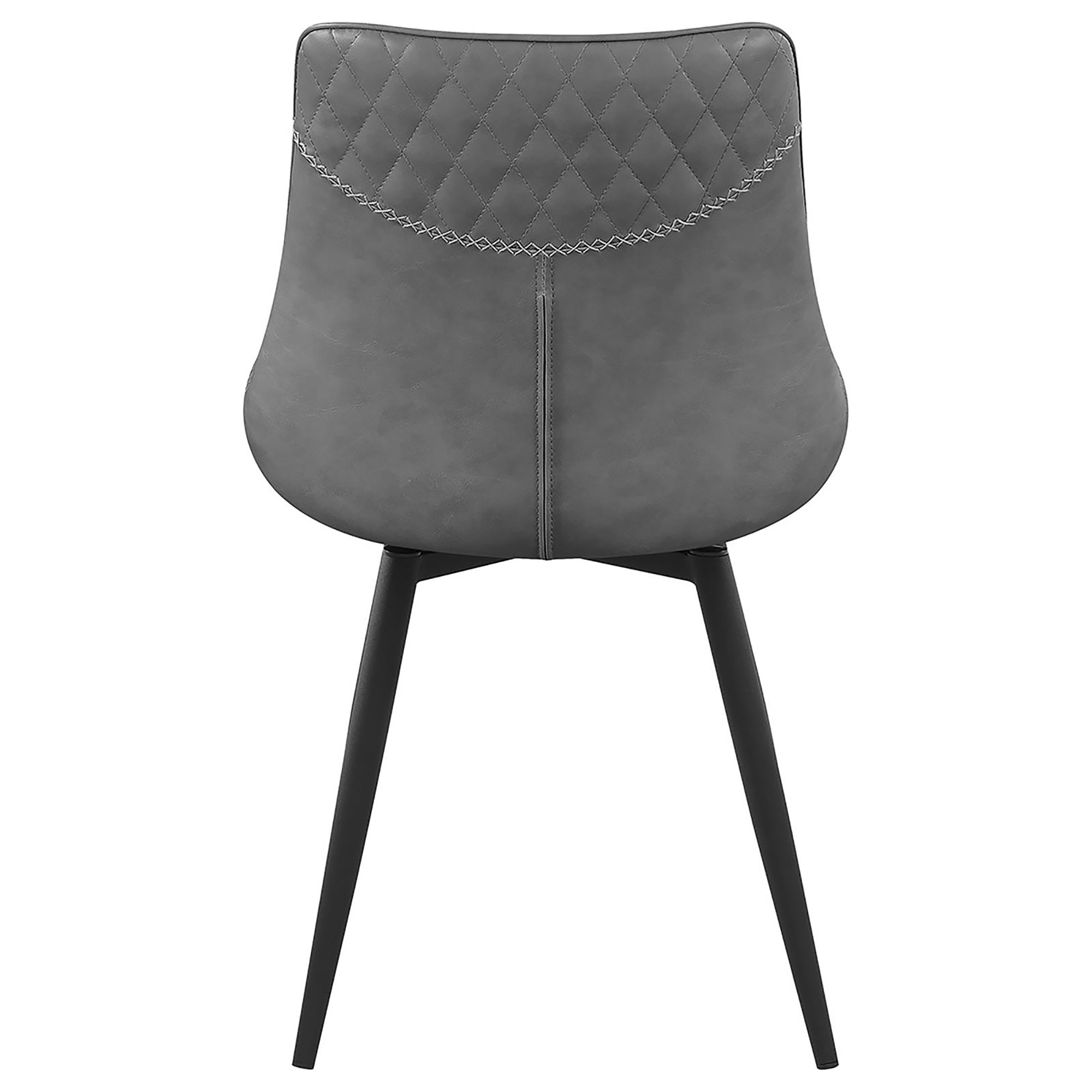 Grey Tufted Swivel Side Chair (Set of 2)