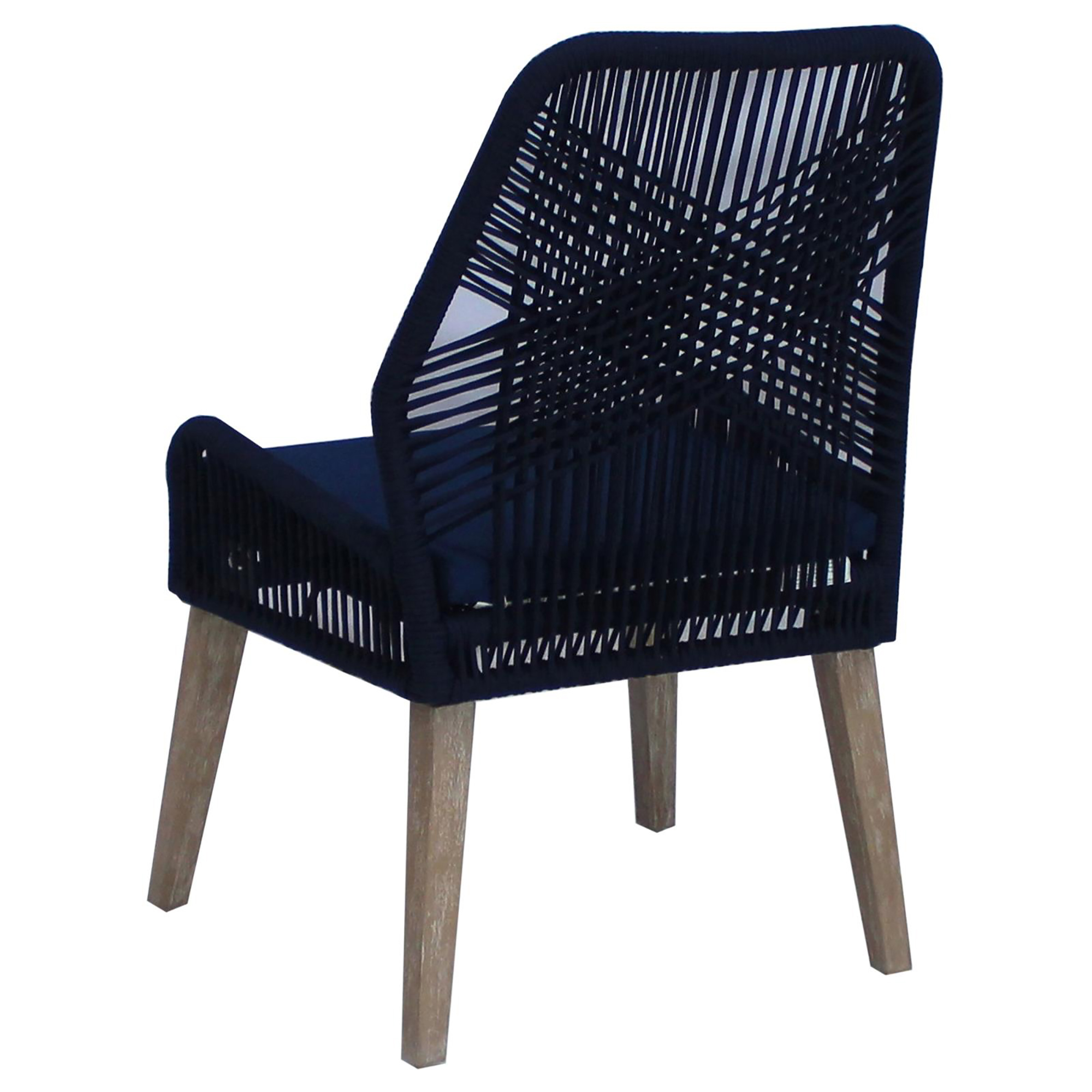 Dark Navy Back Side Chair (Set of 2)