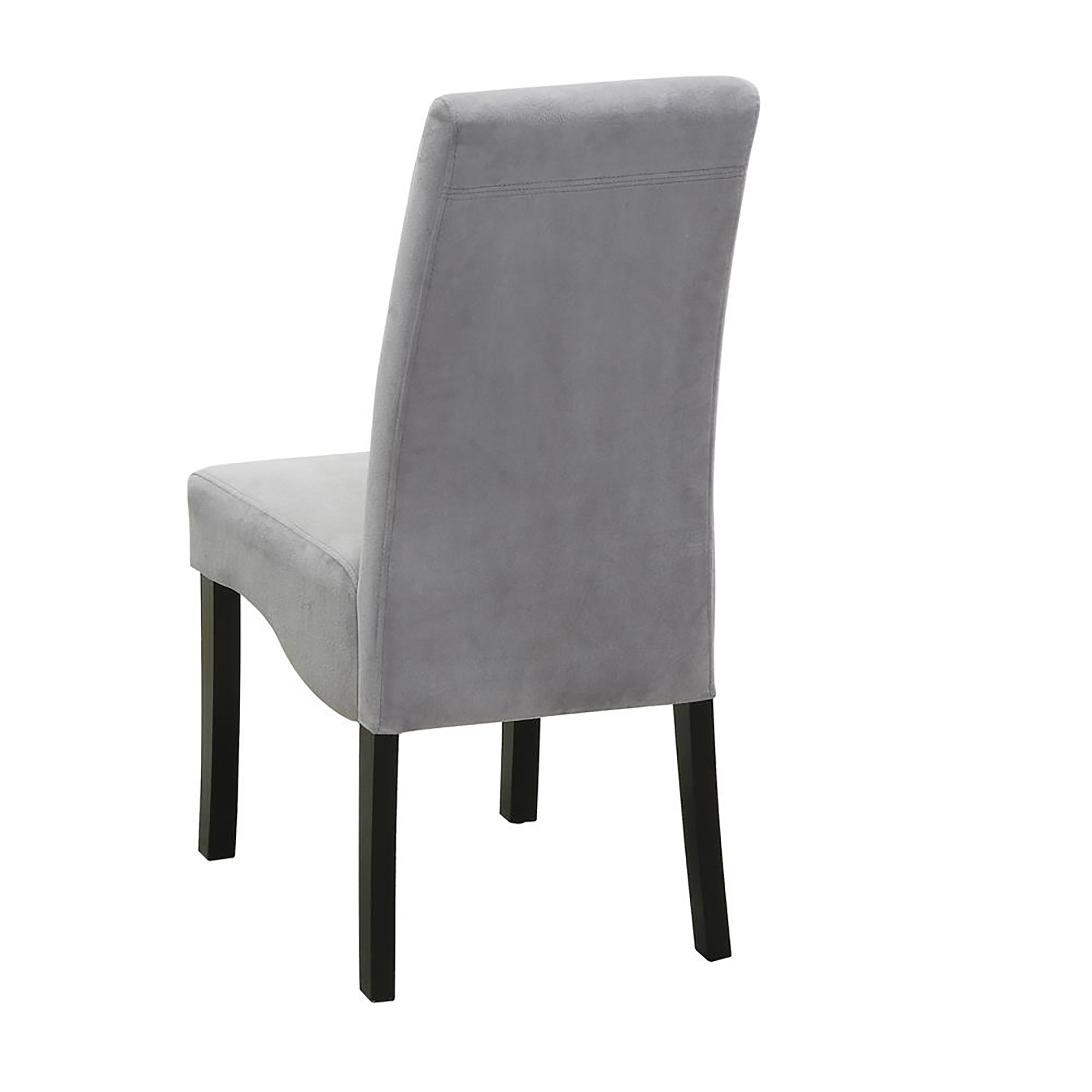 Grey and Black Upholestered Dining Chair (Set of 2)