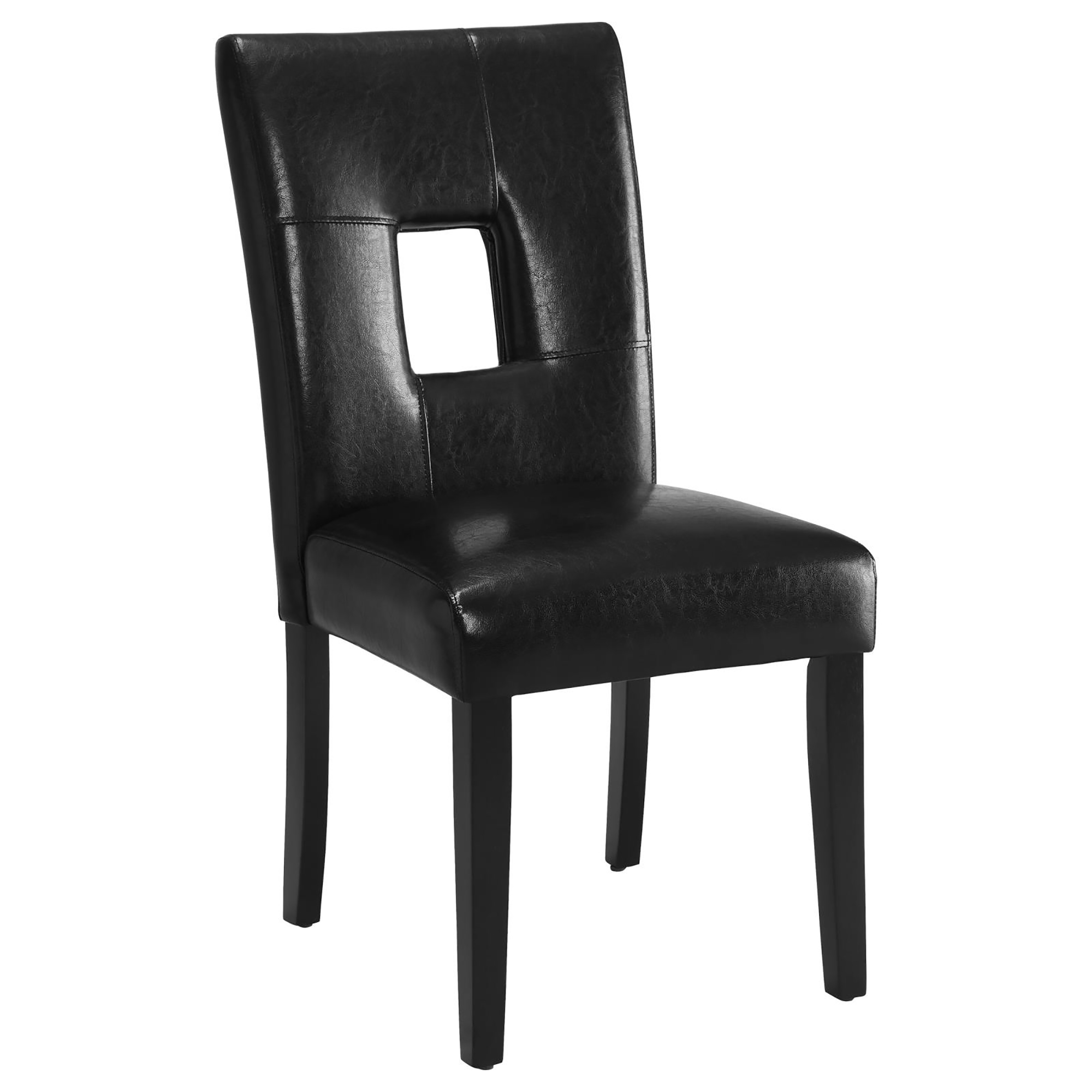 Black Open Back Counter Height Chair (Set of 2)