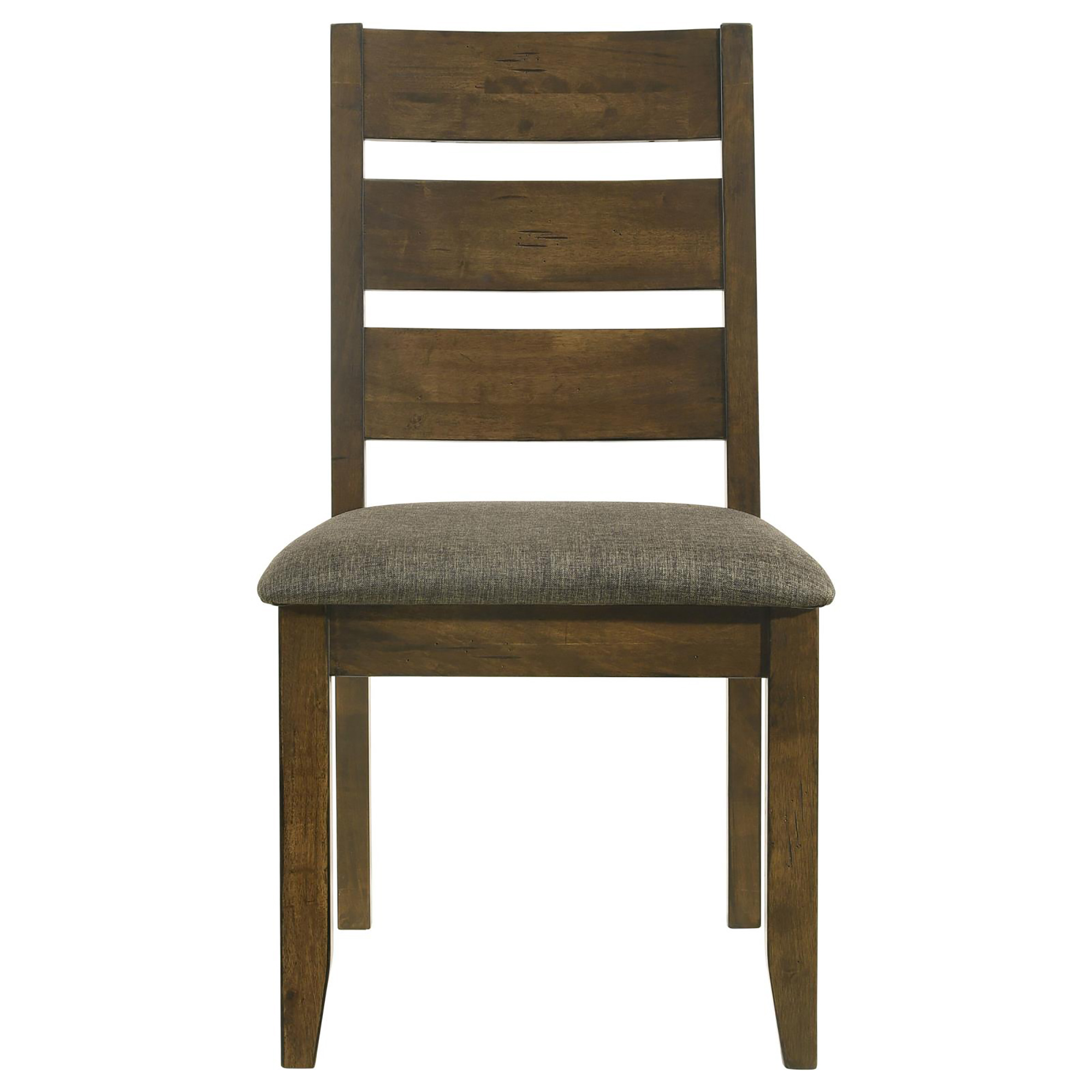 Knotty Nutmeg and Grey Ladderback Dining Chair (Set of 2)