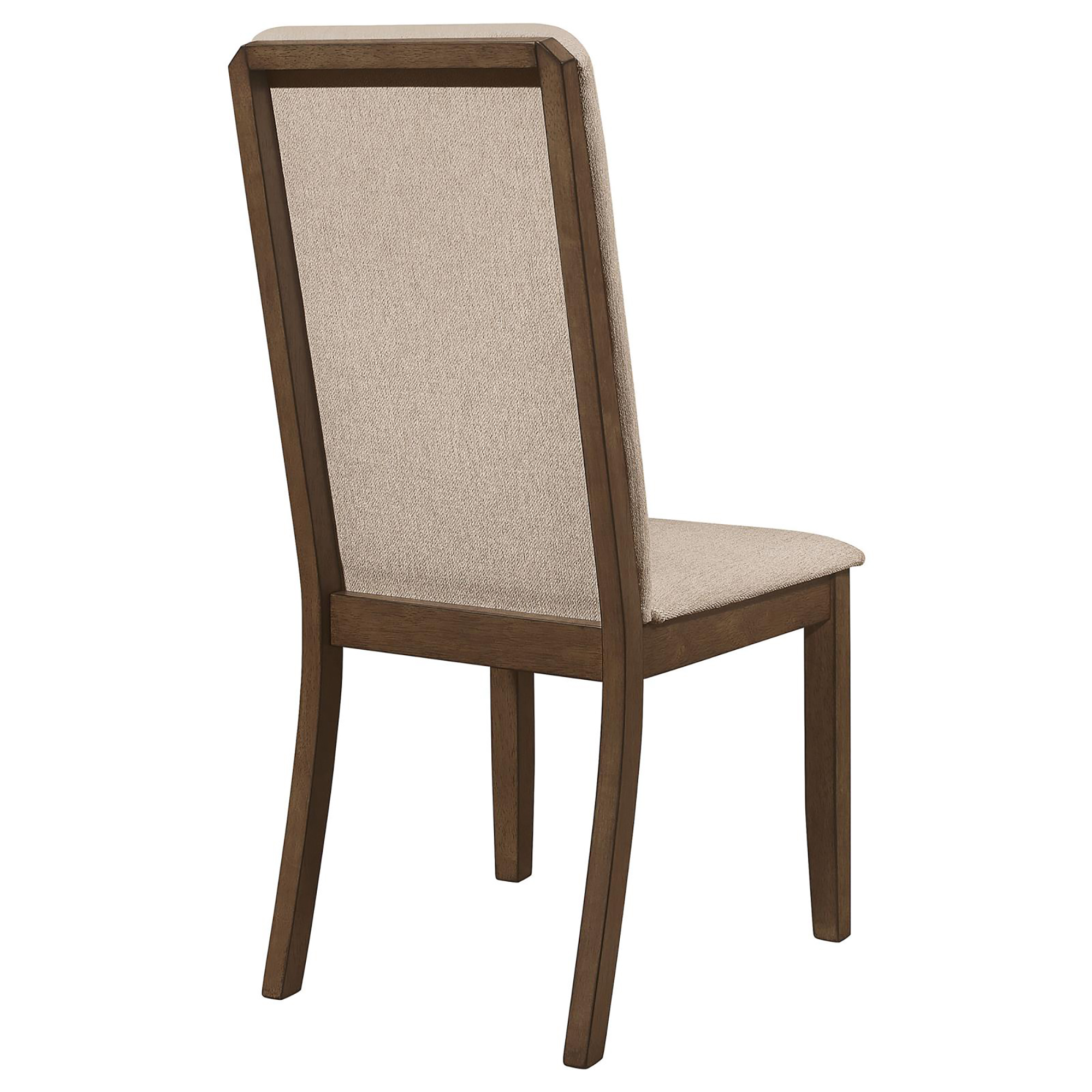 Latte and Medium Walnut Padded Side Chair (Set of 2)