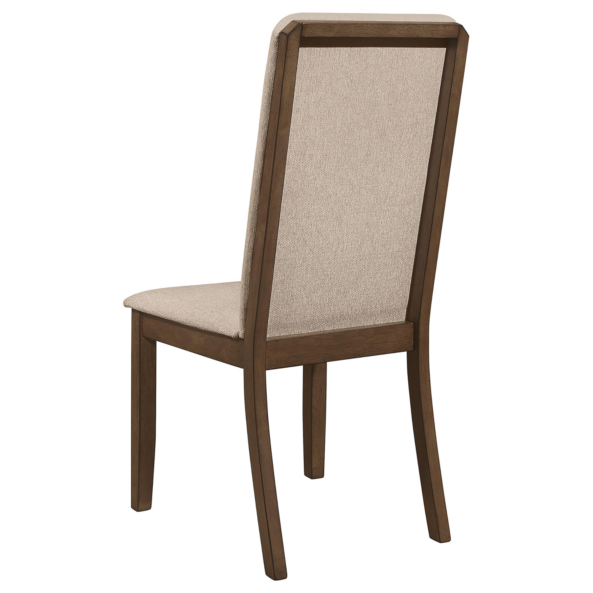 Latte and Medium Walnut Padded Side Chair (Set of 2)