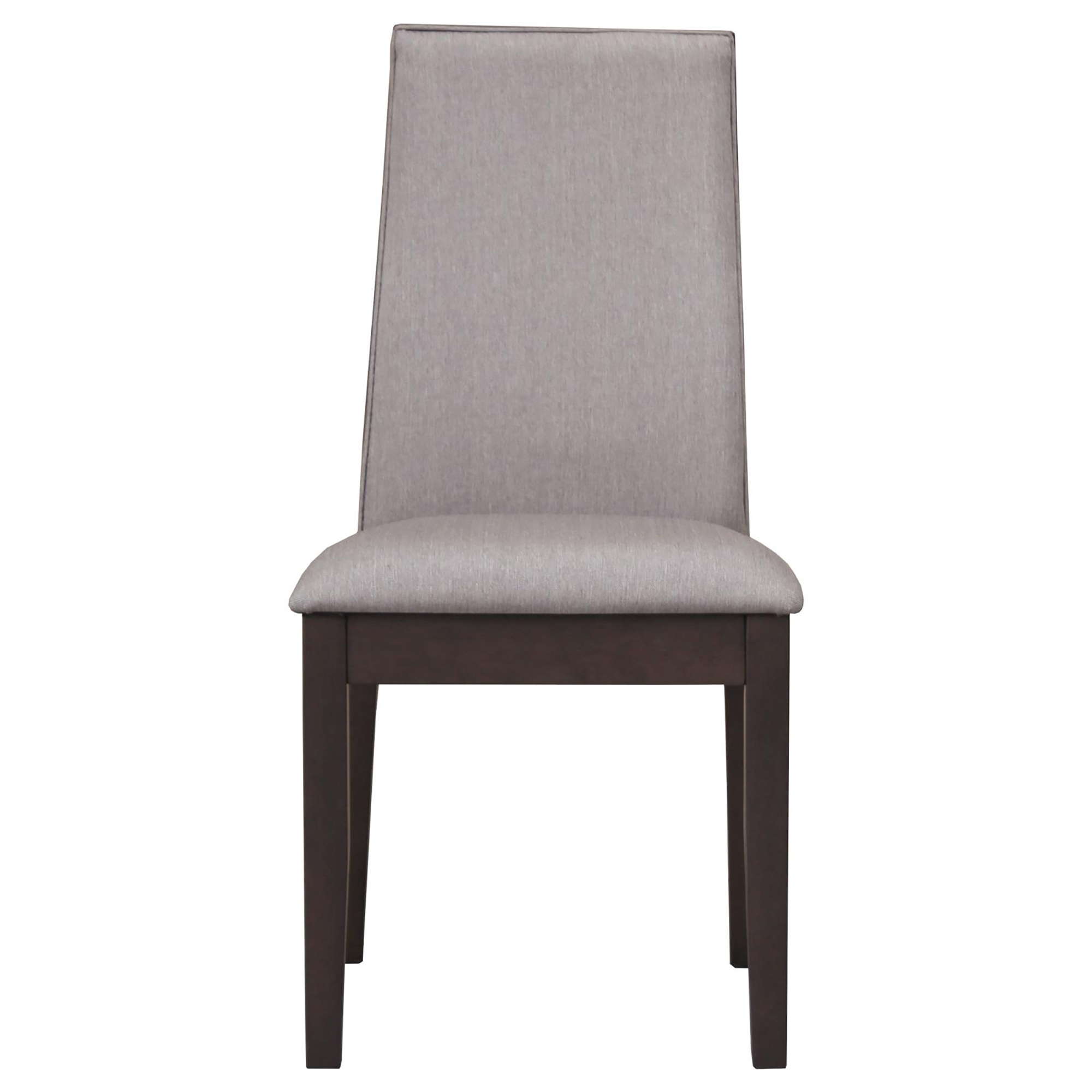 Taupe and Espresso Upholstered Dining Chair (Set of 2)