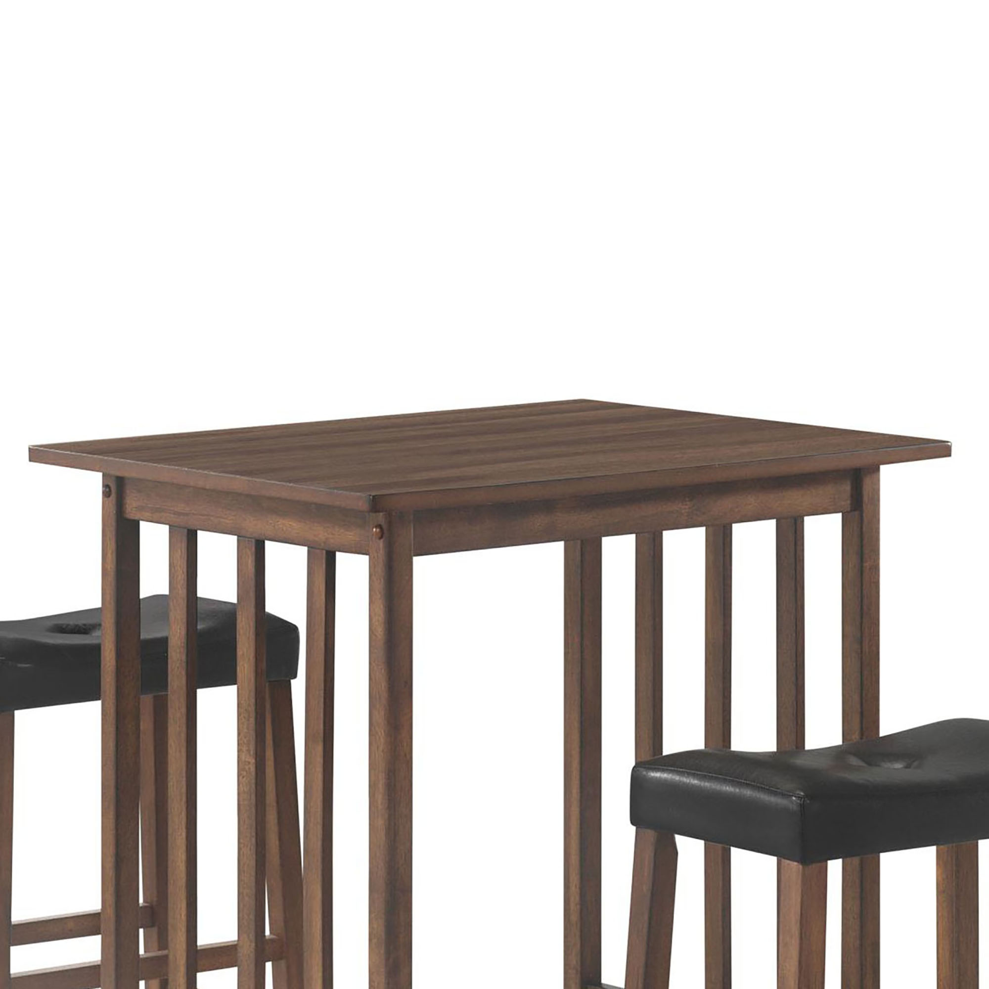 Brown 3-Piece Counter Dining Set