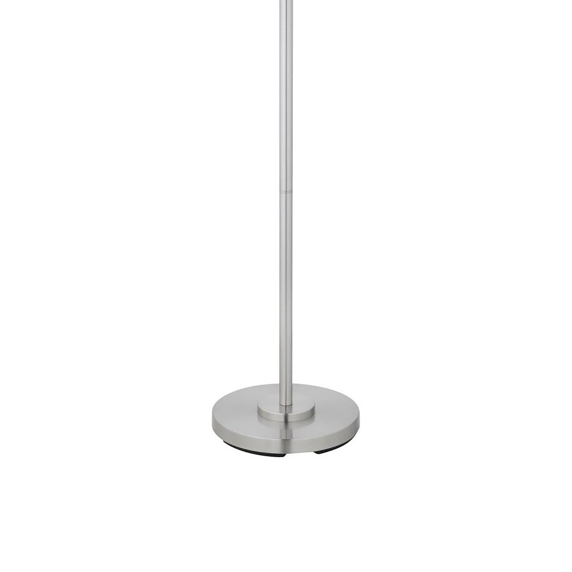 Chrome Metal Base Floor Lamp