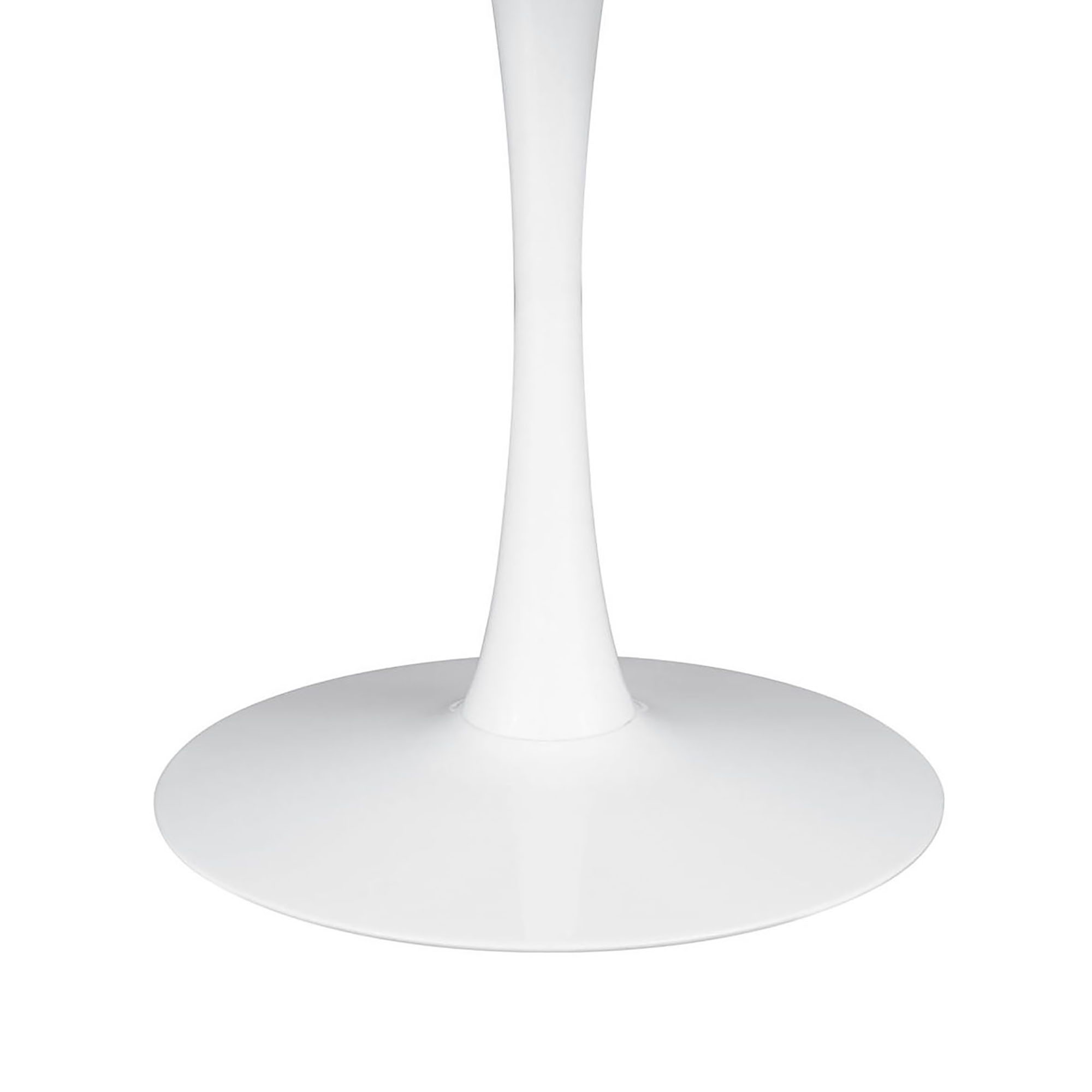 White 40-inch Dining Table