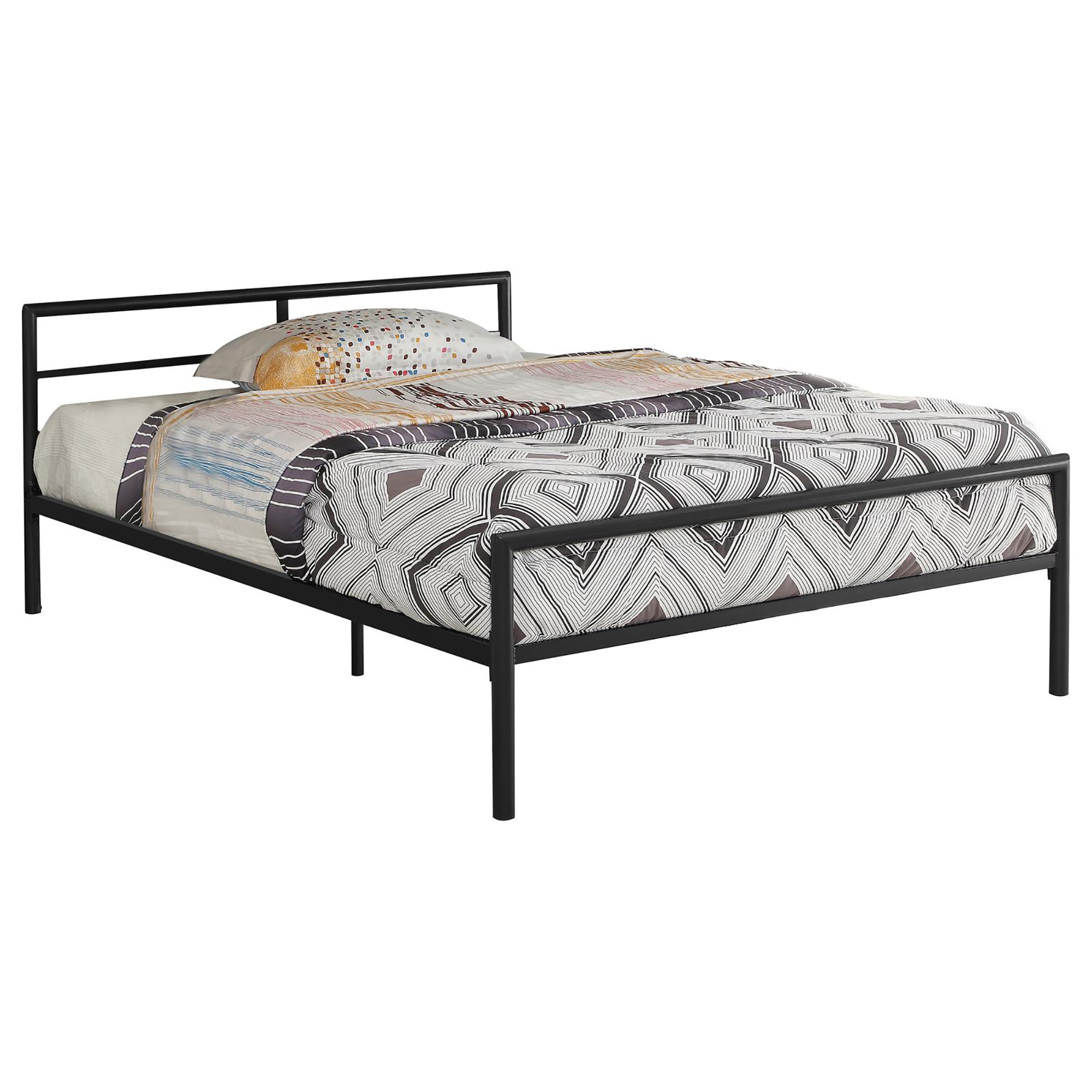 Gunmetal Metal Bed