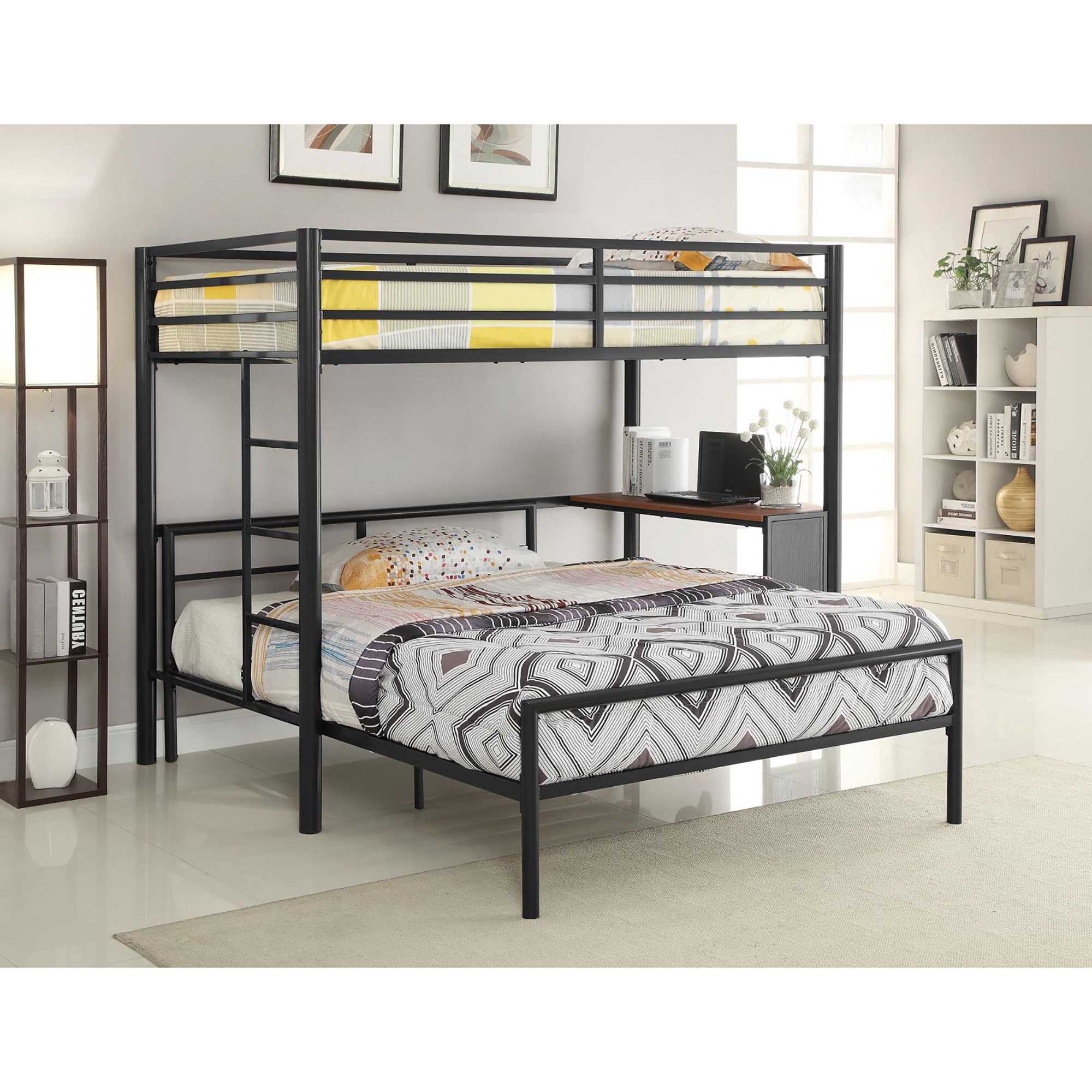 Gunmetal Metal Bed