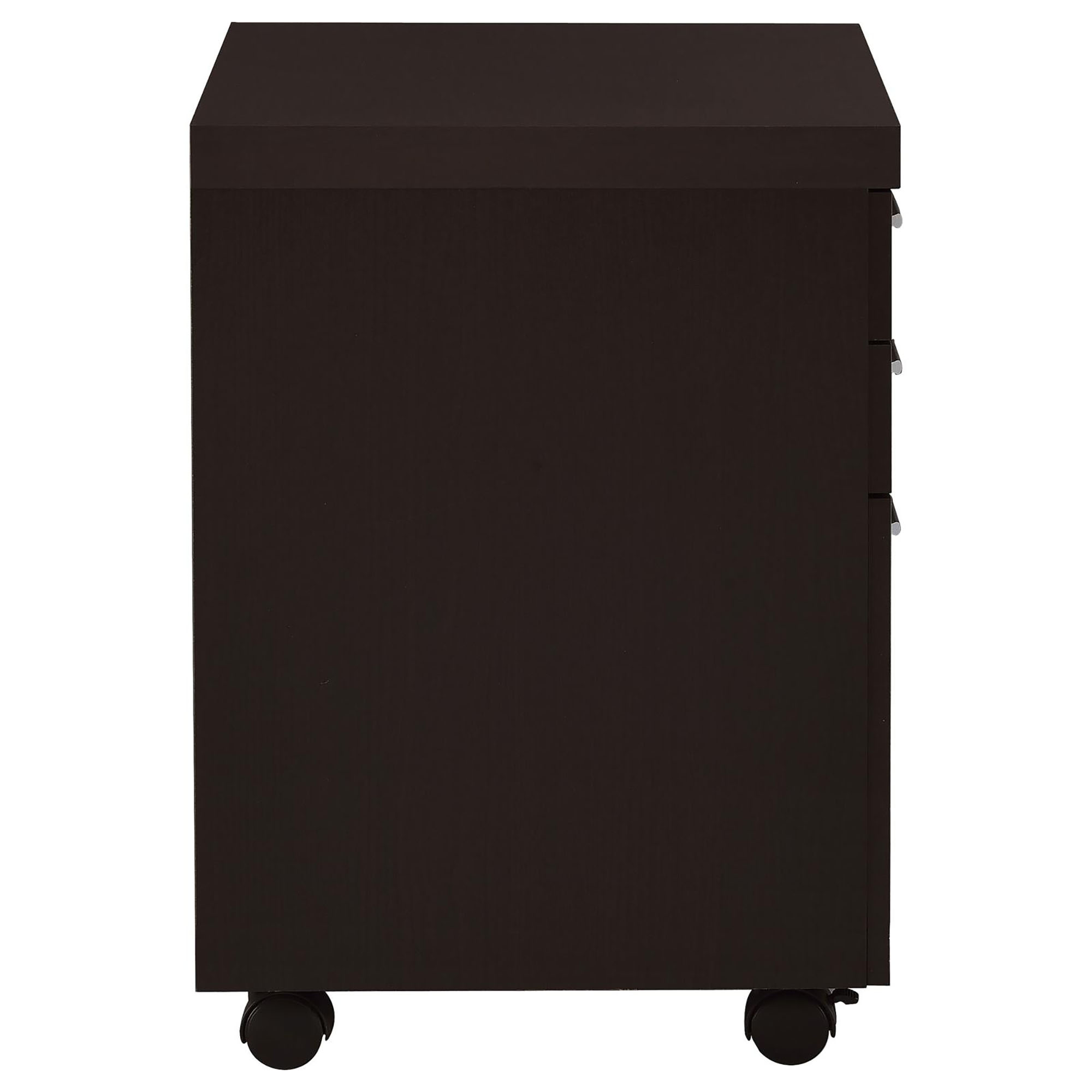 Cappuccino 3-Drawer File Cabinet