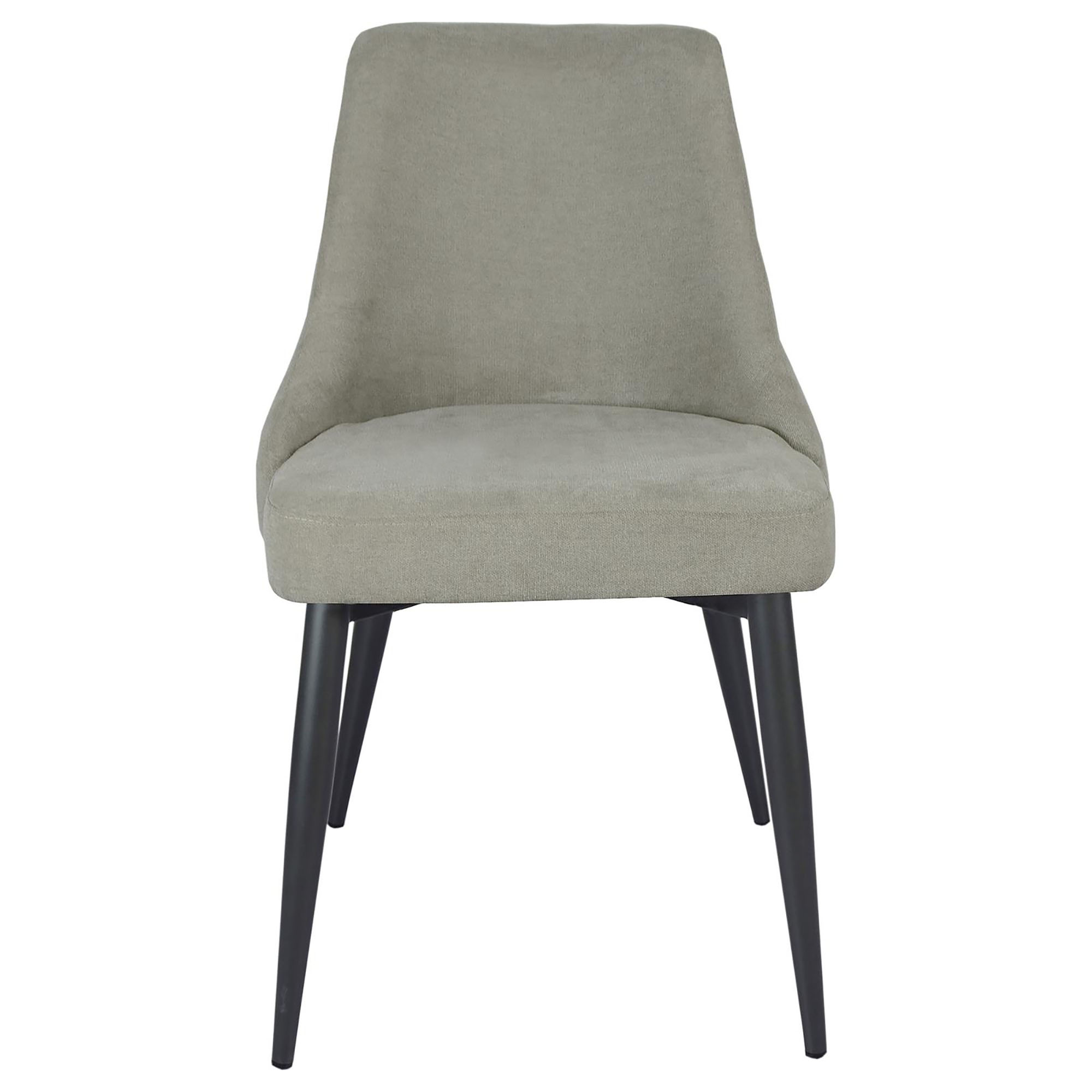 Light Grey Tufted Dining Chair (Set of 2)