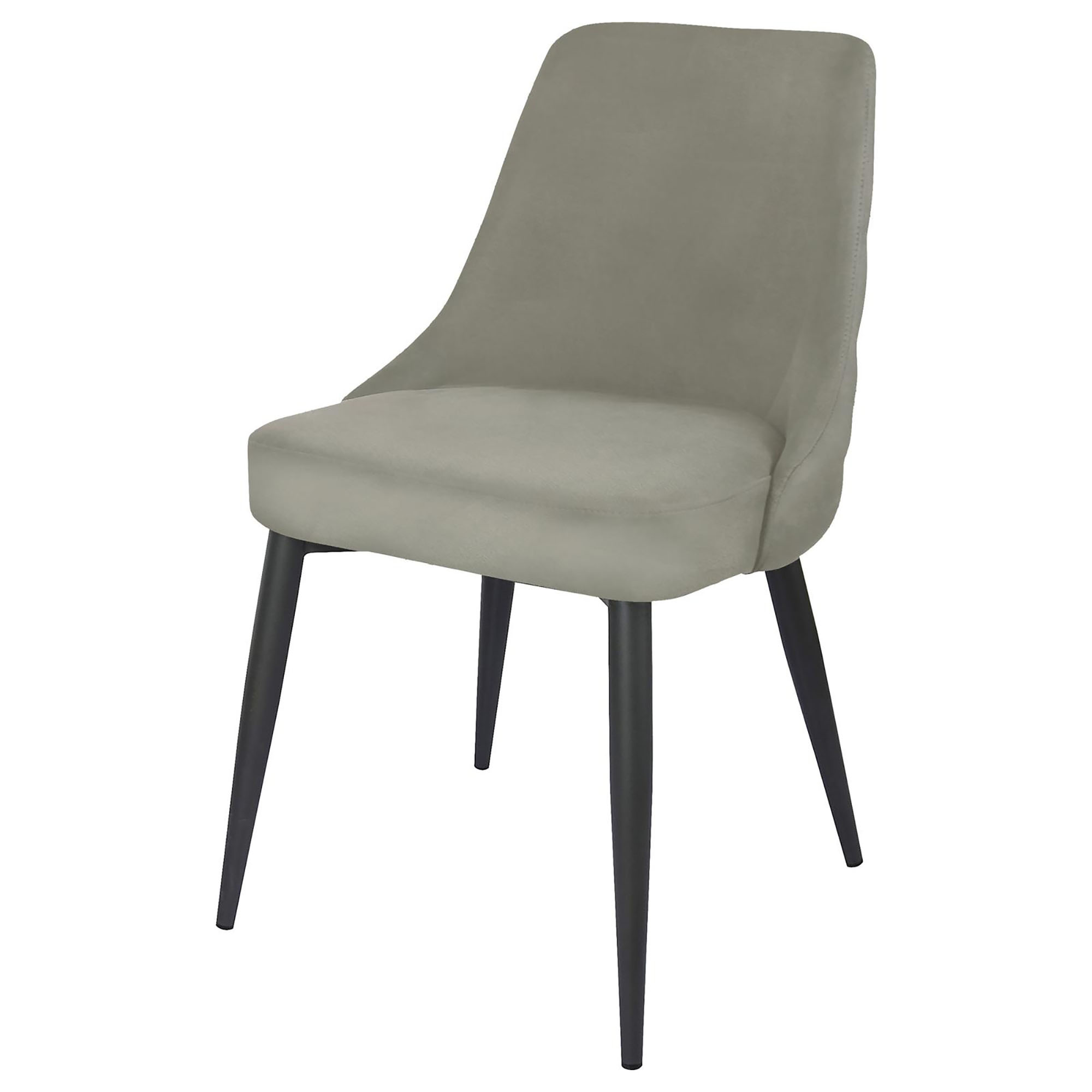 Light Grey Tufted Dining Chair (Set of 2)