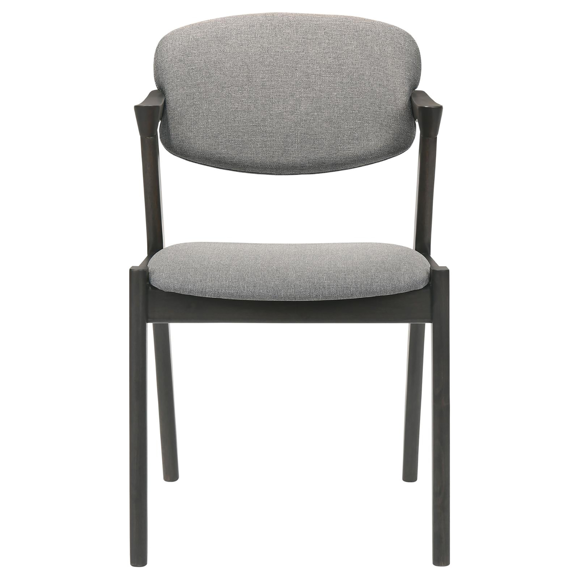 Brown Grey and Black Dining Chair (Set of 2)