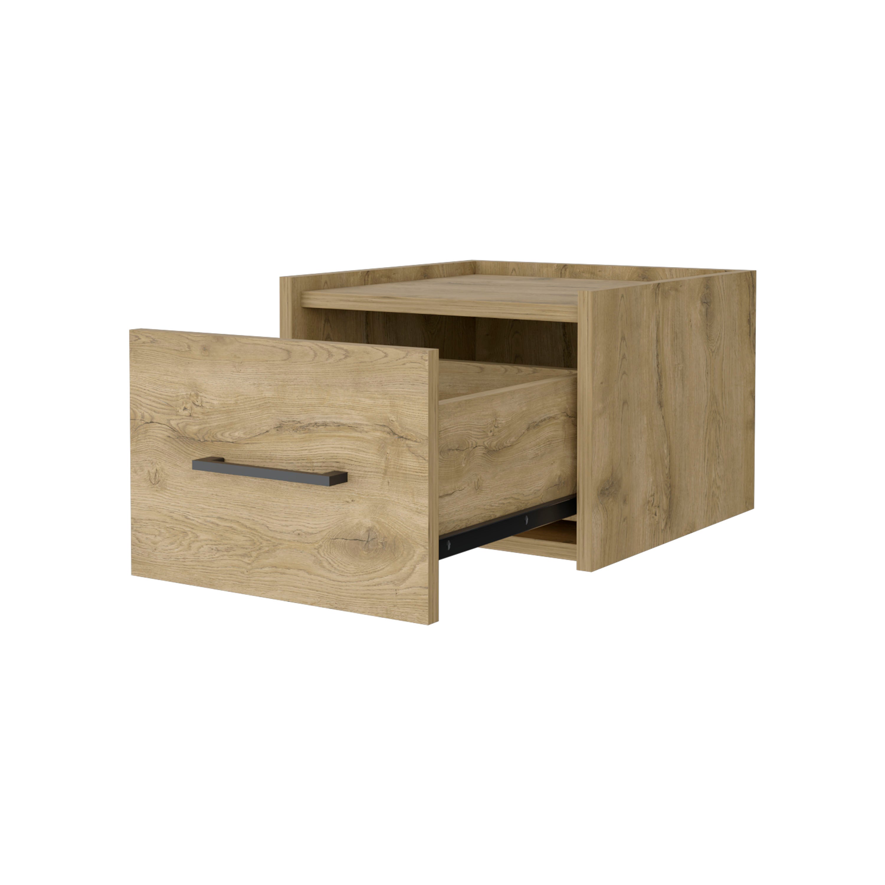 Macadamia Wall-Mounted Floating Nightstand