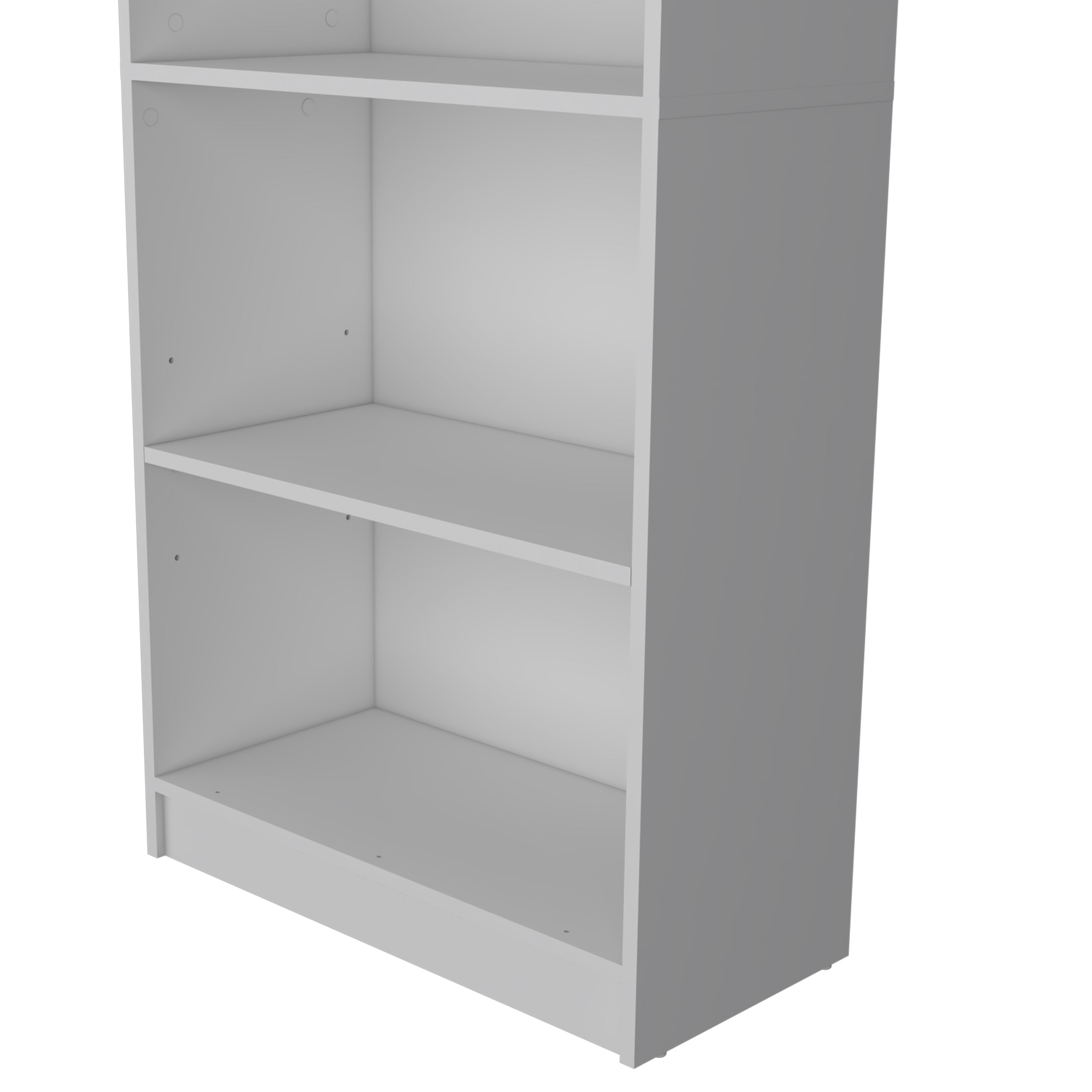 White 5-Shelf Bookcase