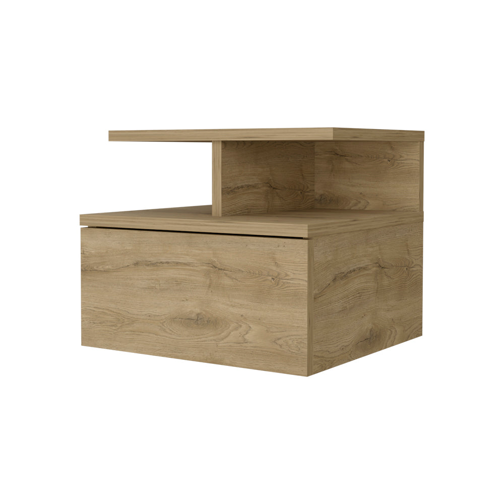 Macadamia 2-Tier Shelf Floating Nightstand