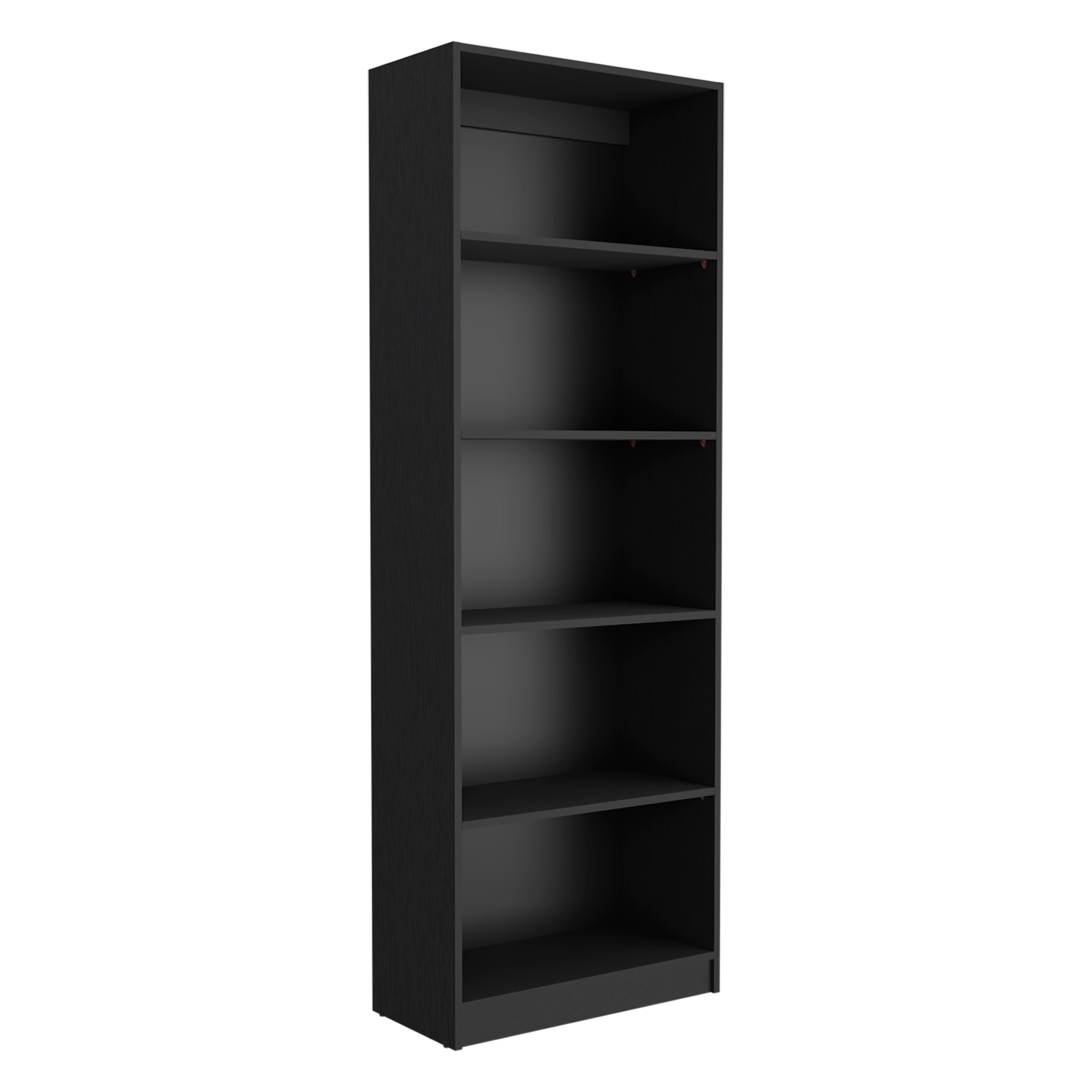 Black 2 Piece Living Room Set with 2 Bookcases