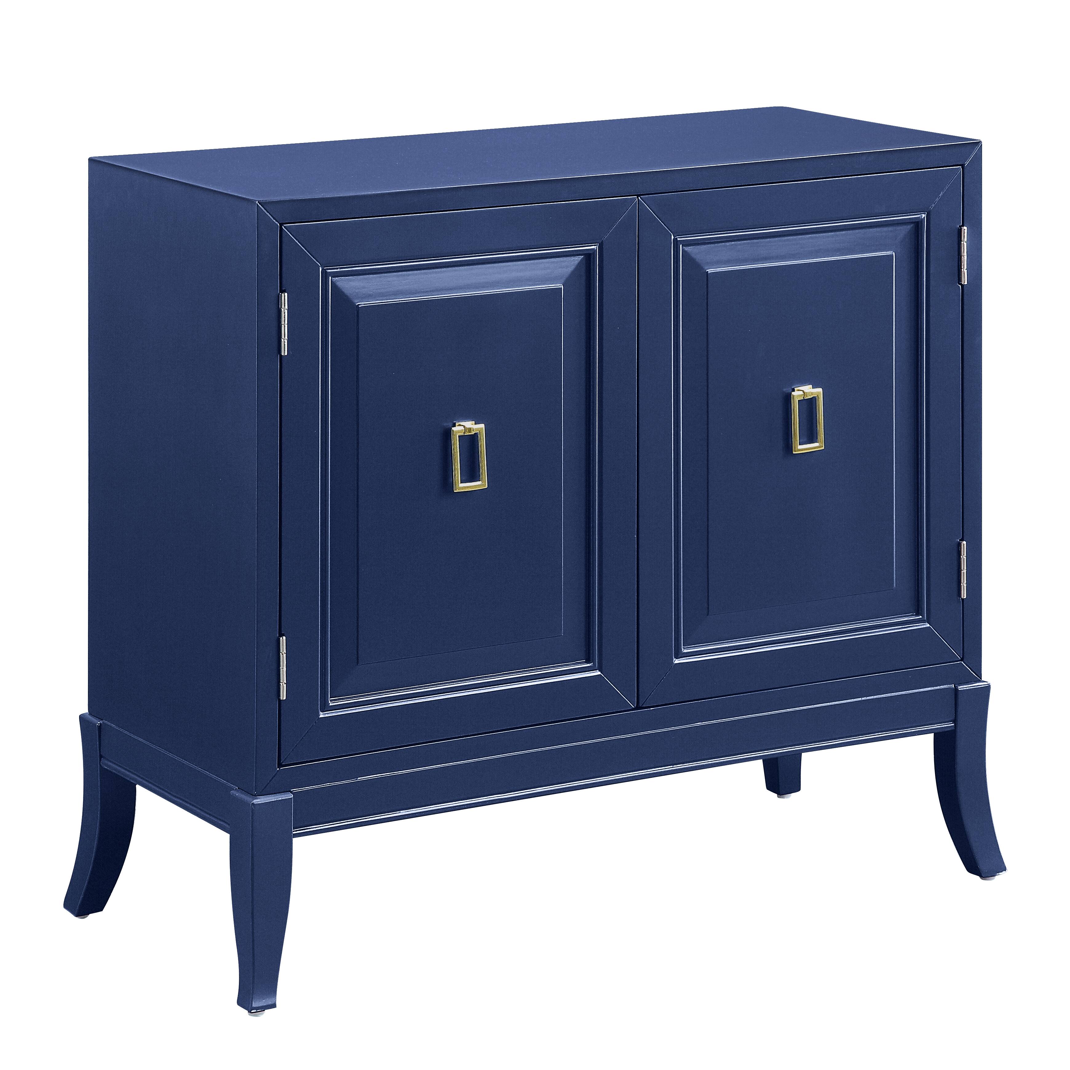 Blue 2-Door Console Cabinet