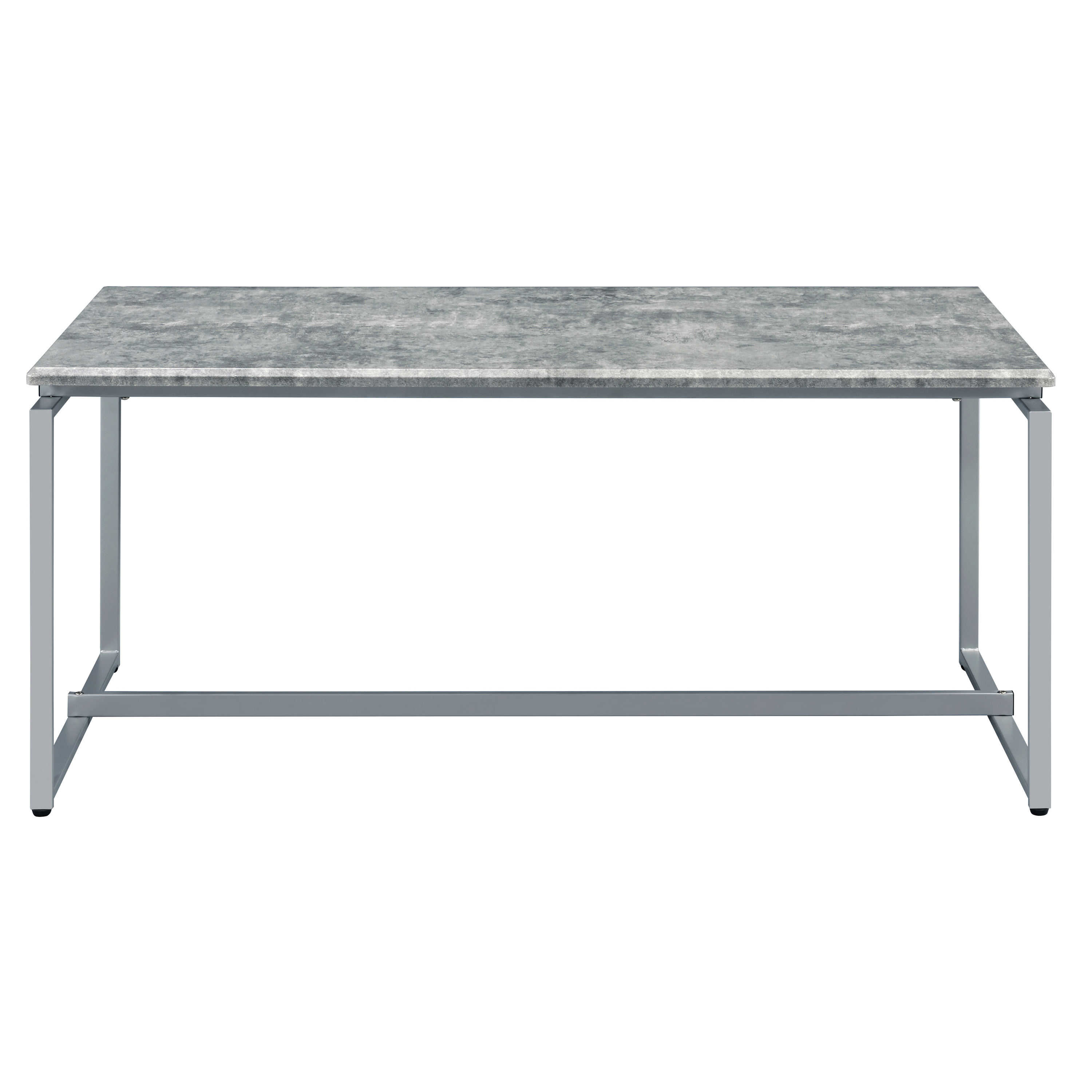 Grey and Silver Occasional Set with Trestle Base