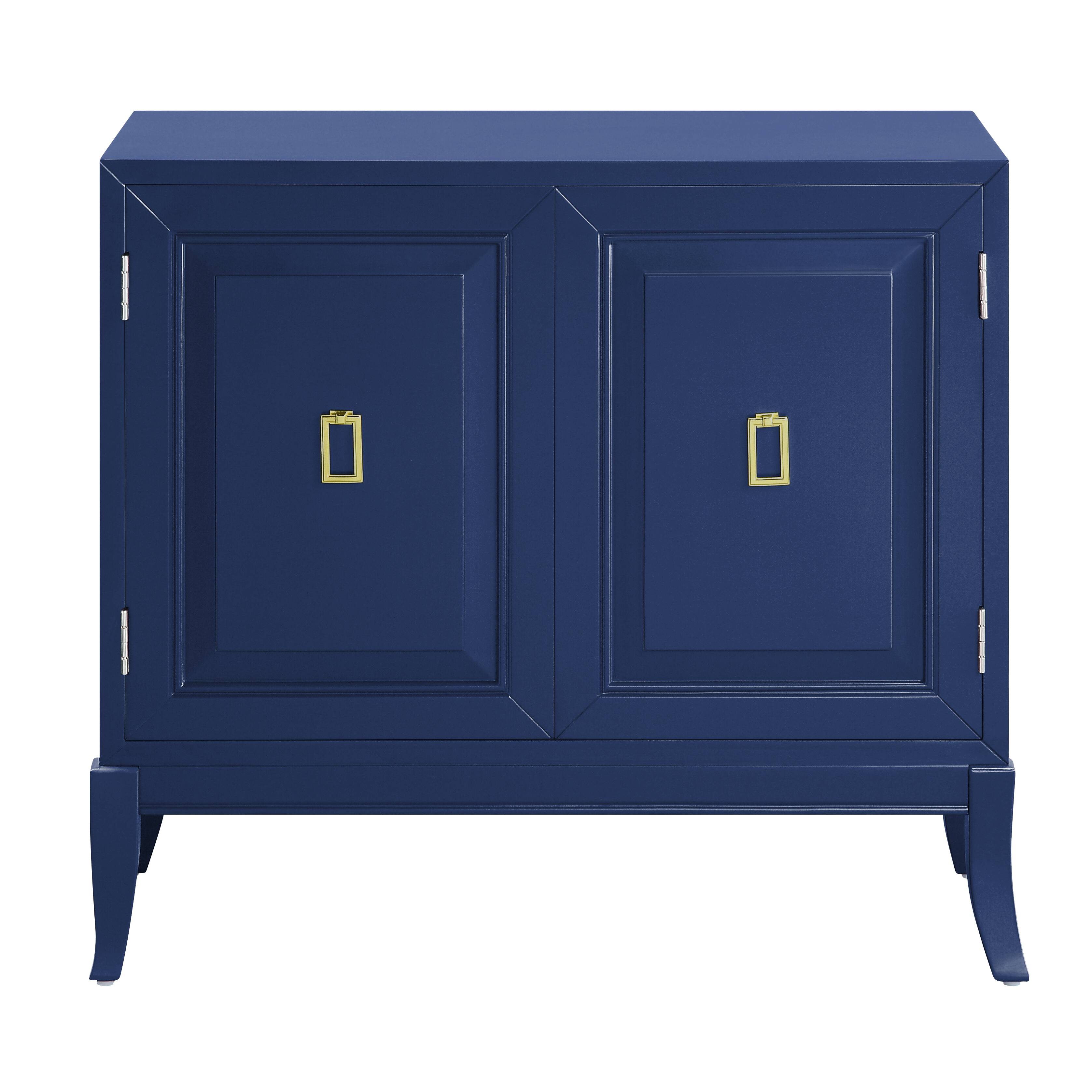 Blue 2-Door Console Cabinet