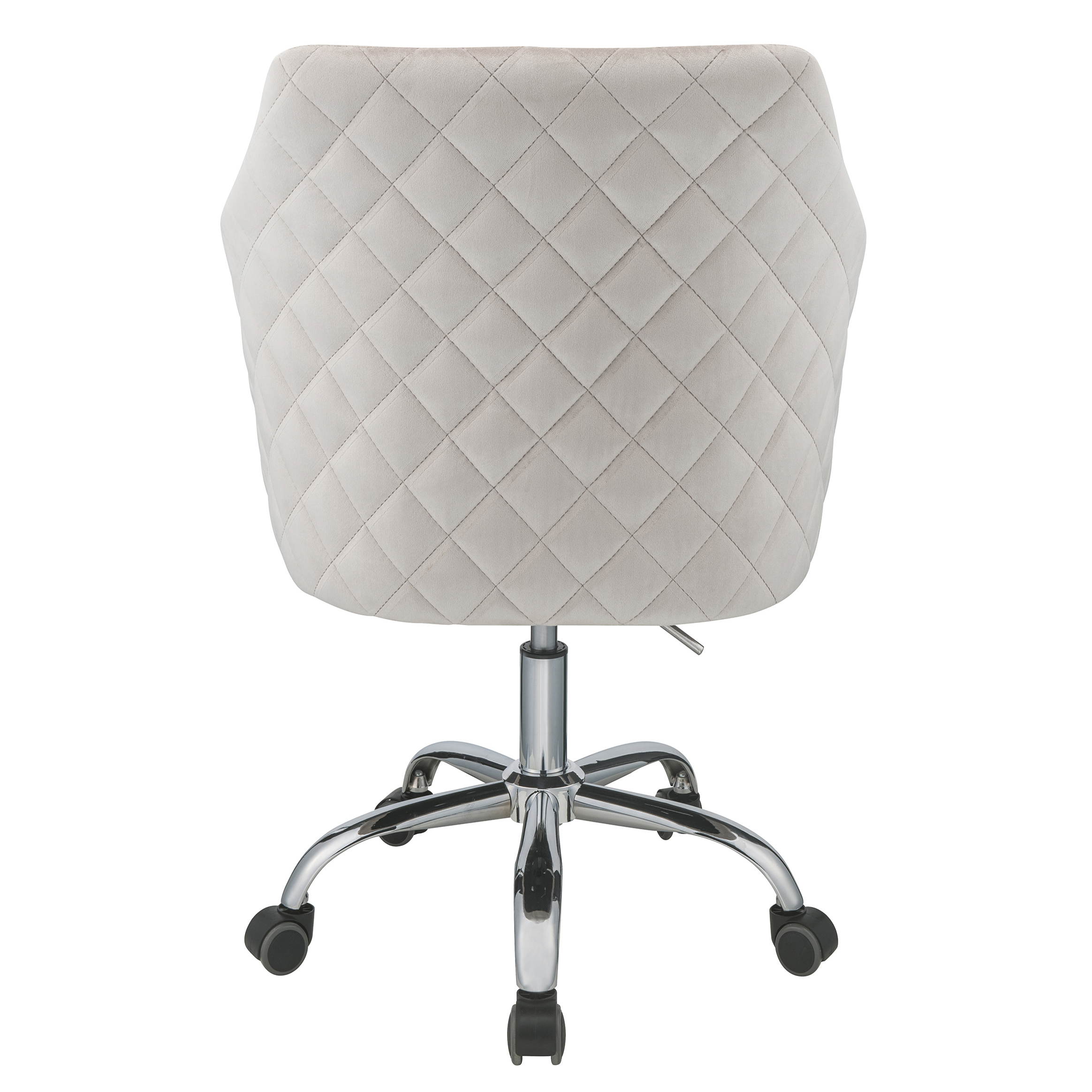 Champagne and Chrome Swivel Office Chair