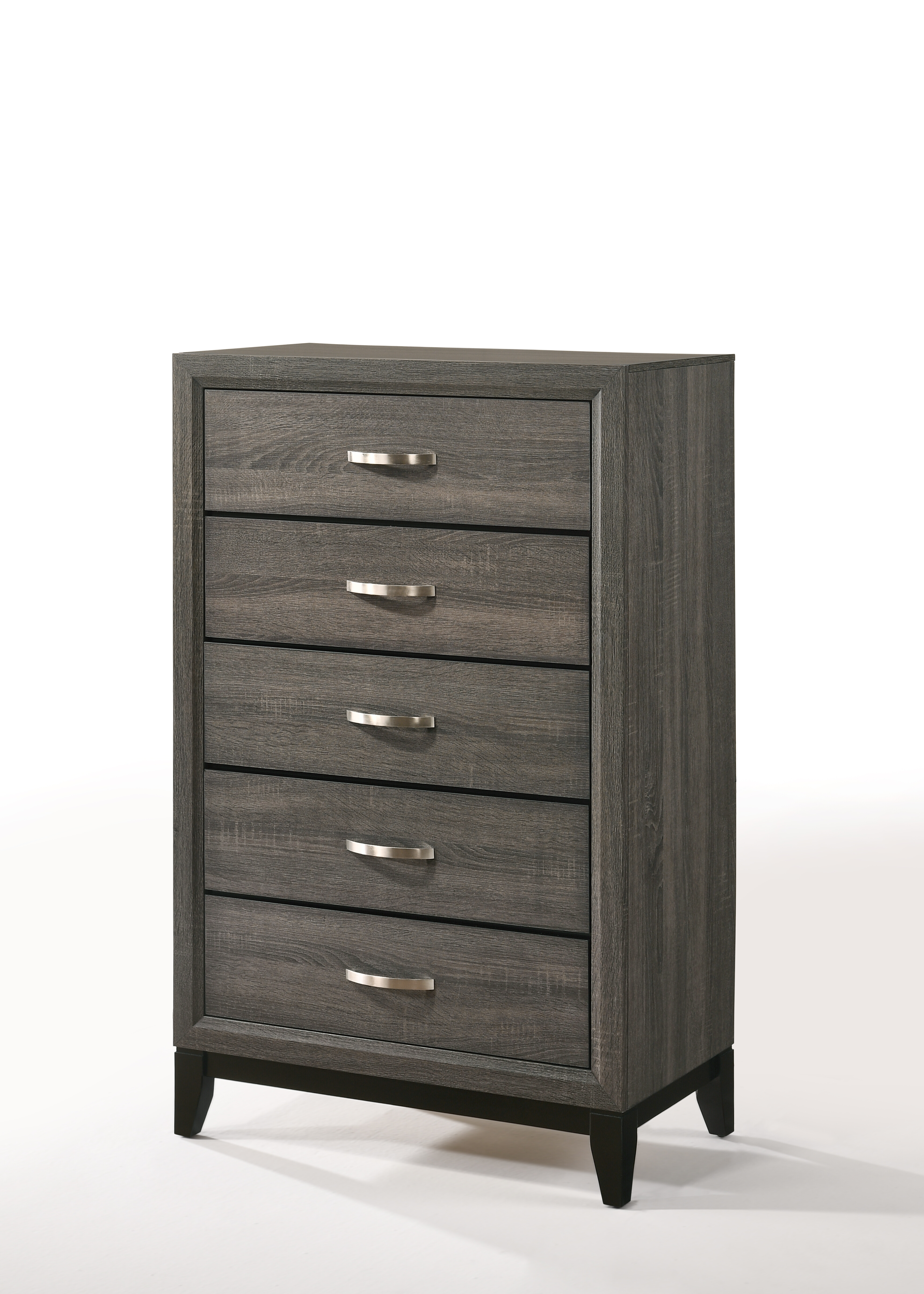 Weathered Grey 5-Drawer Chest