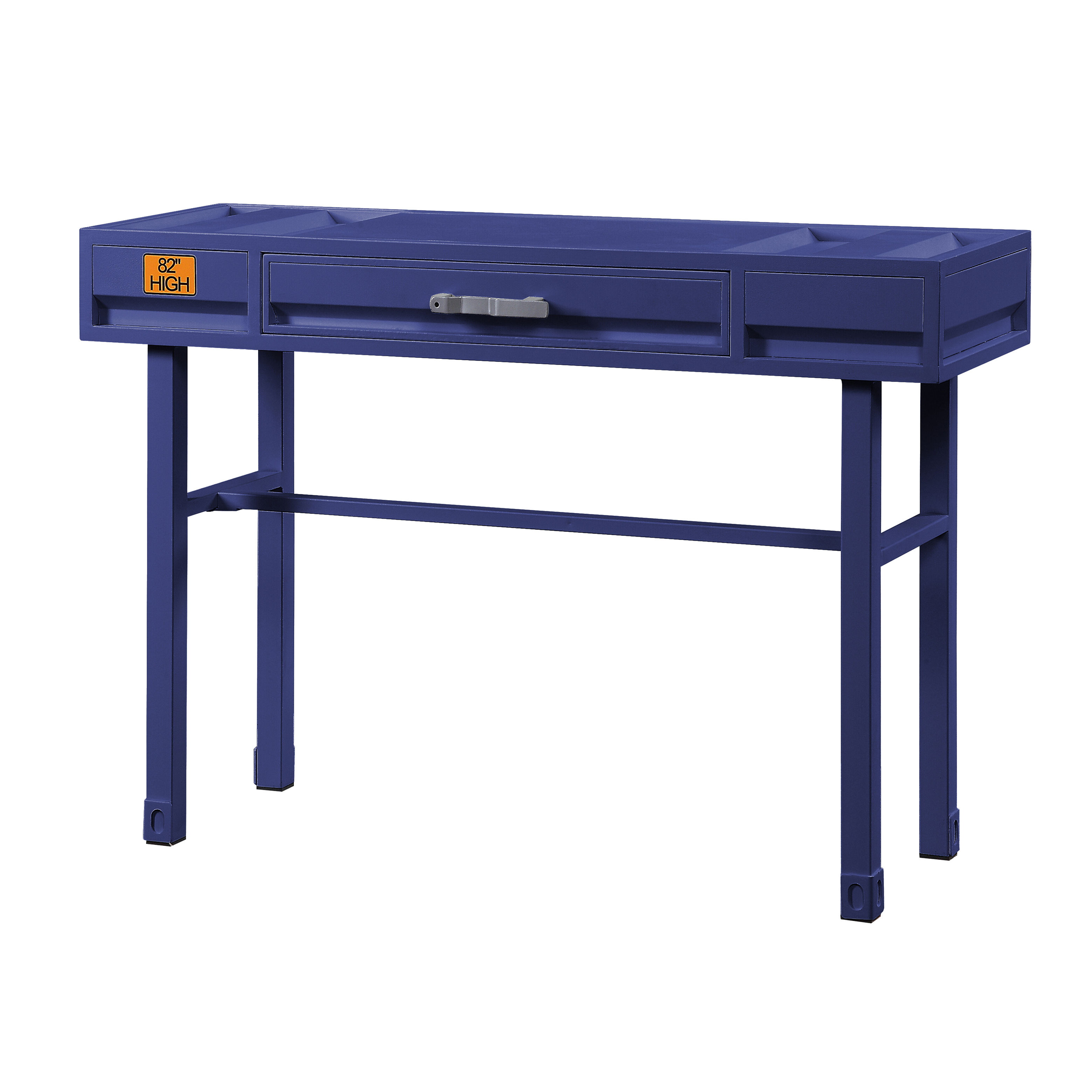 Blue Writing Desk with 1 Drawer