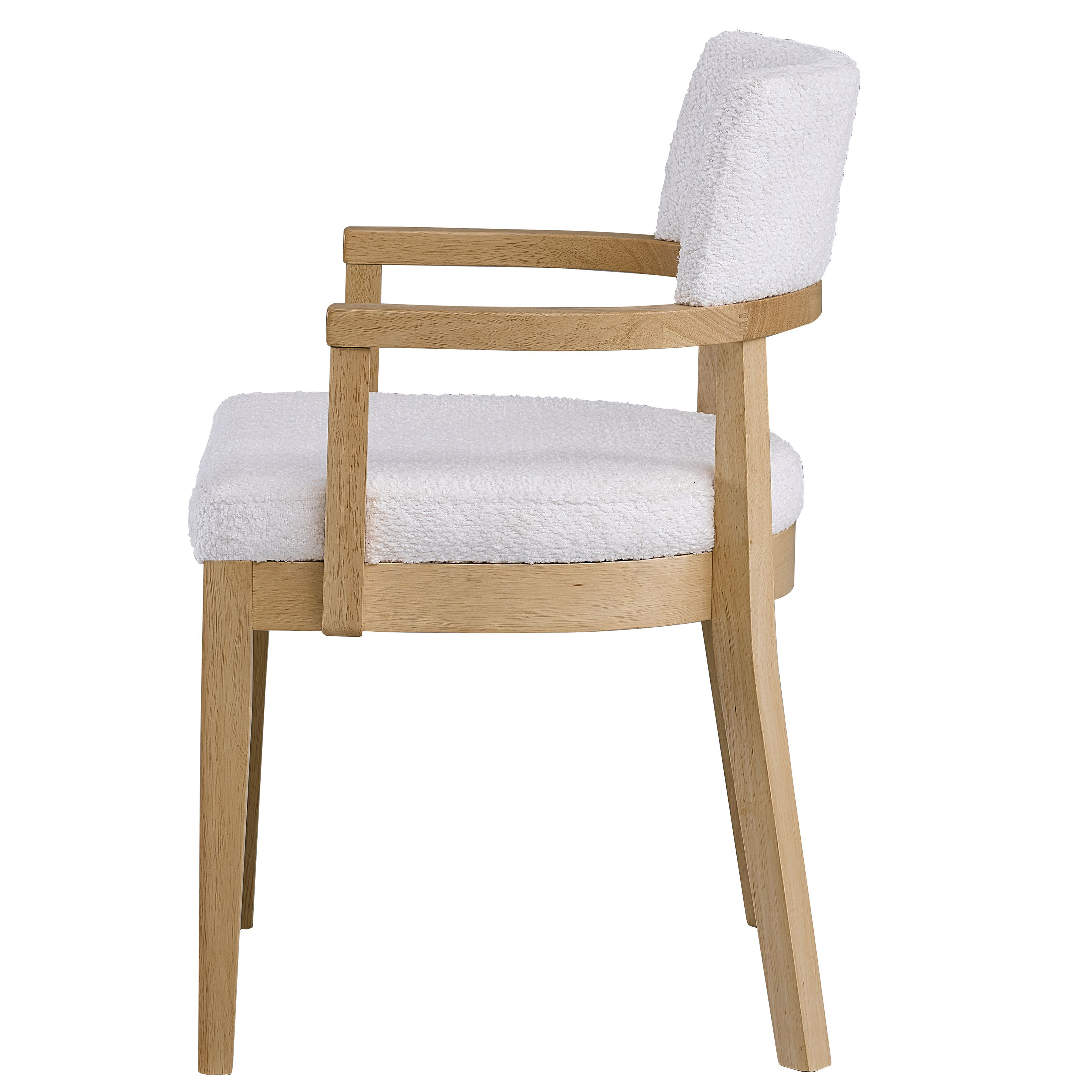 Gorge and Oak Side Chair with Padded Seat (Set of 2)