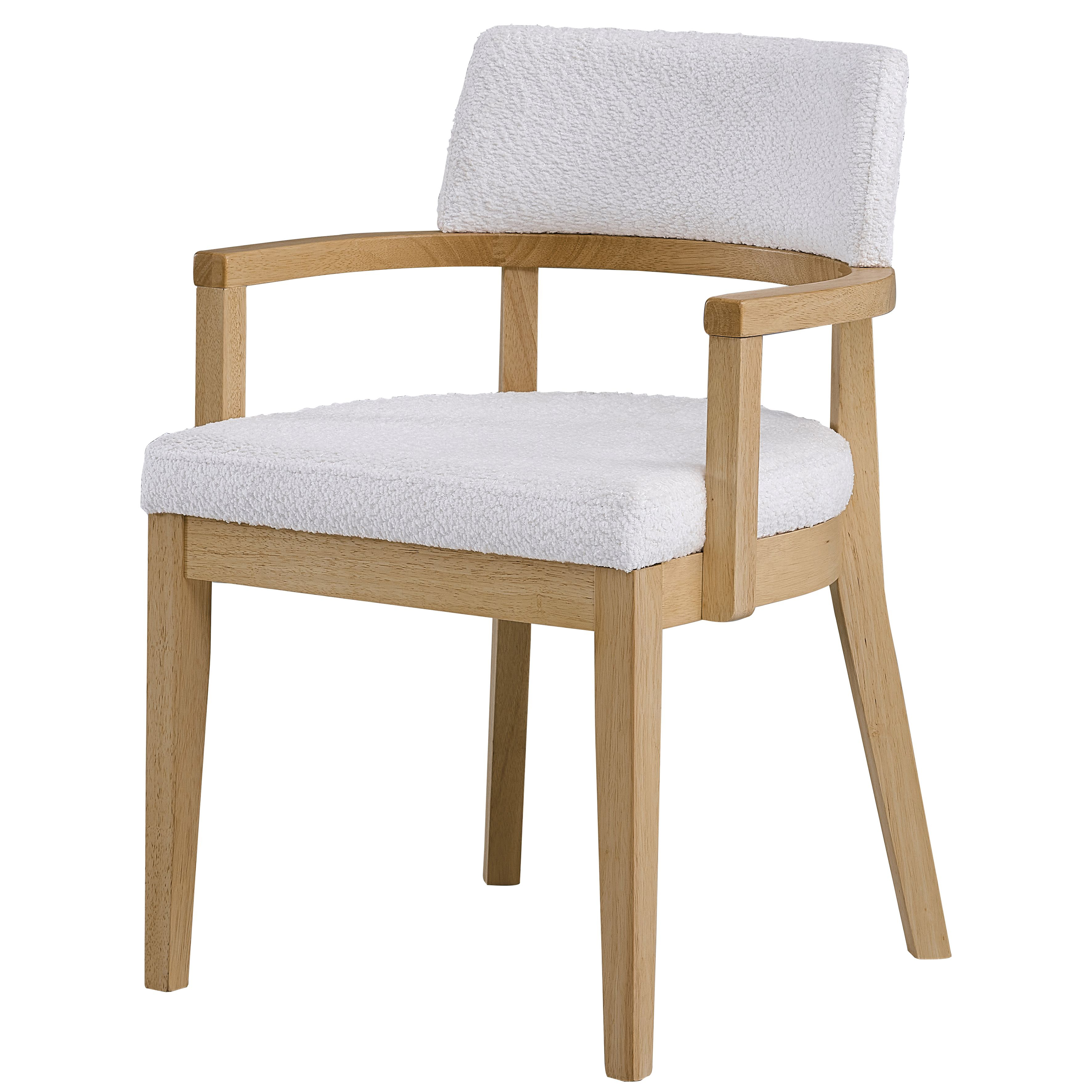 Gorge and Oak Side Chair with Padded Seat (Set of 2)