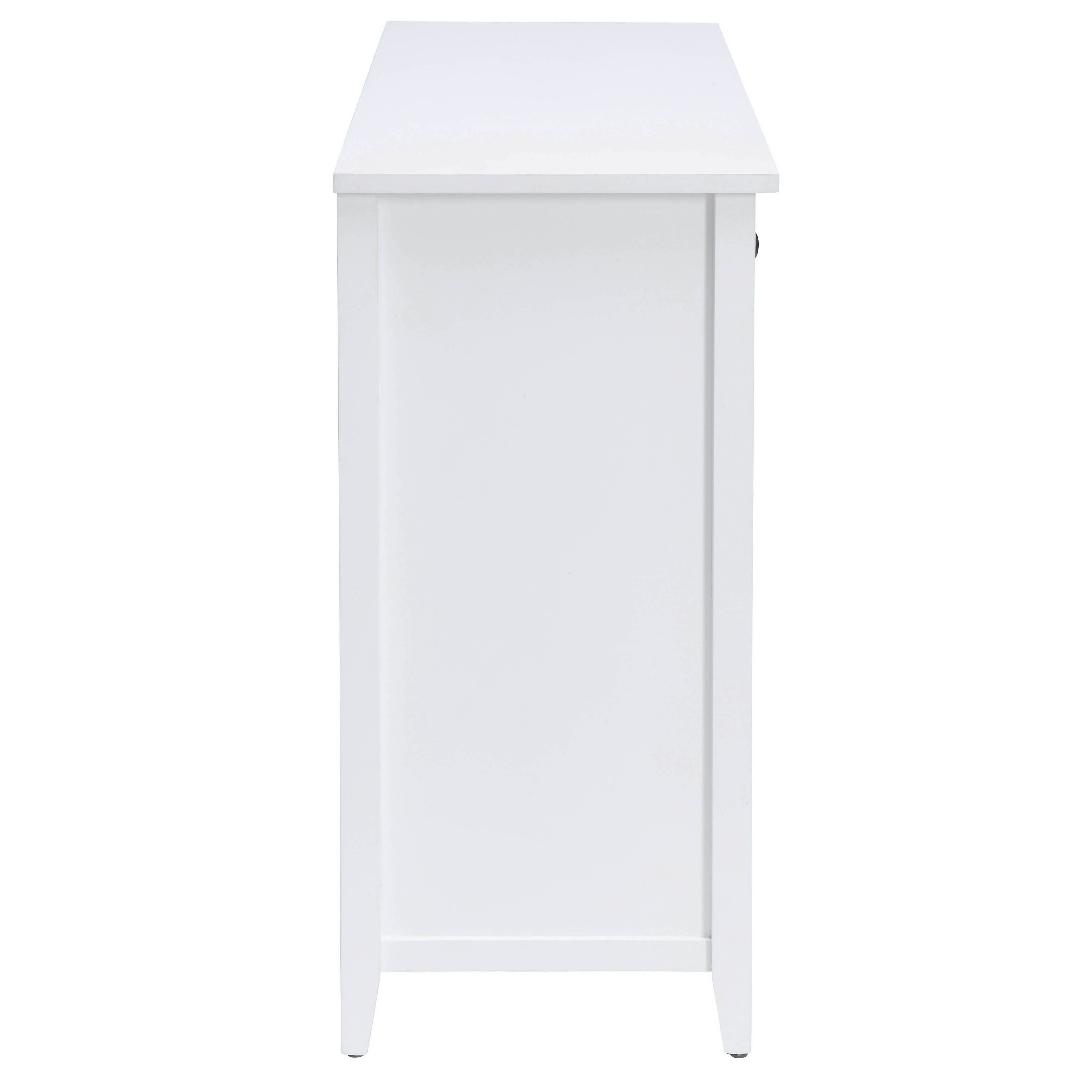 White 6-Drawer Console Cabinet