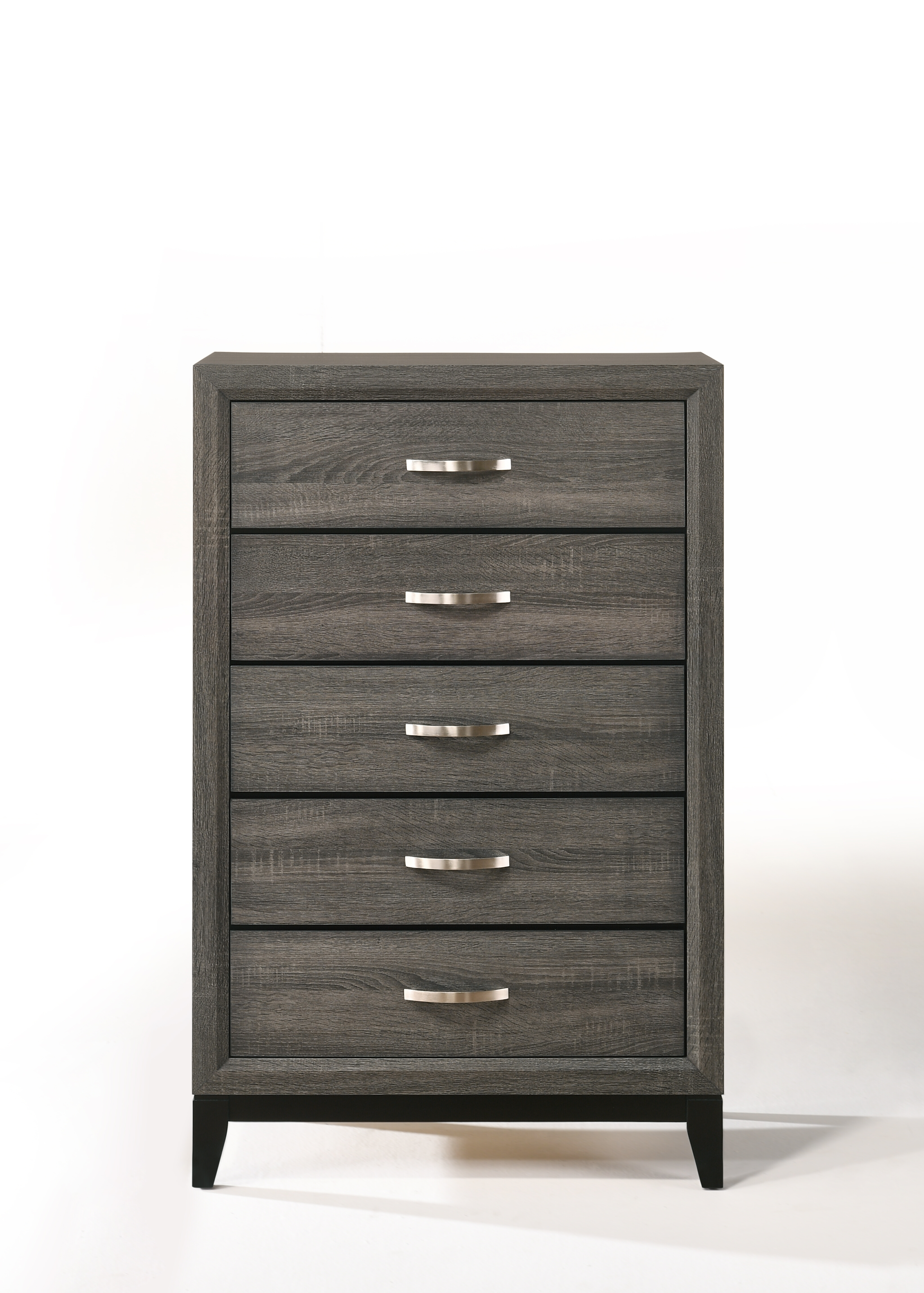 Weathered Grey 5-Drawer Chest