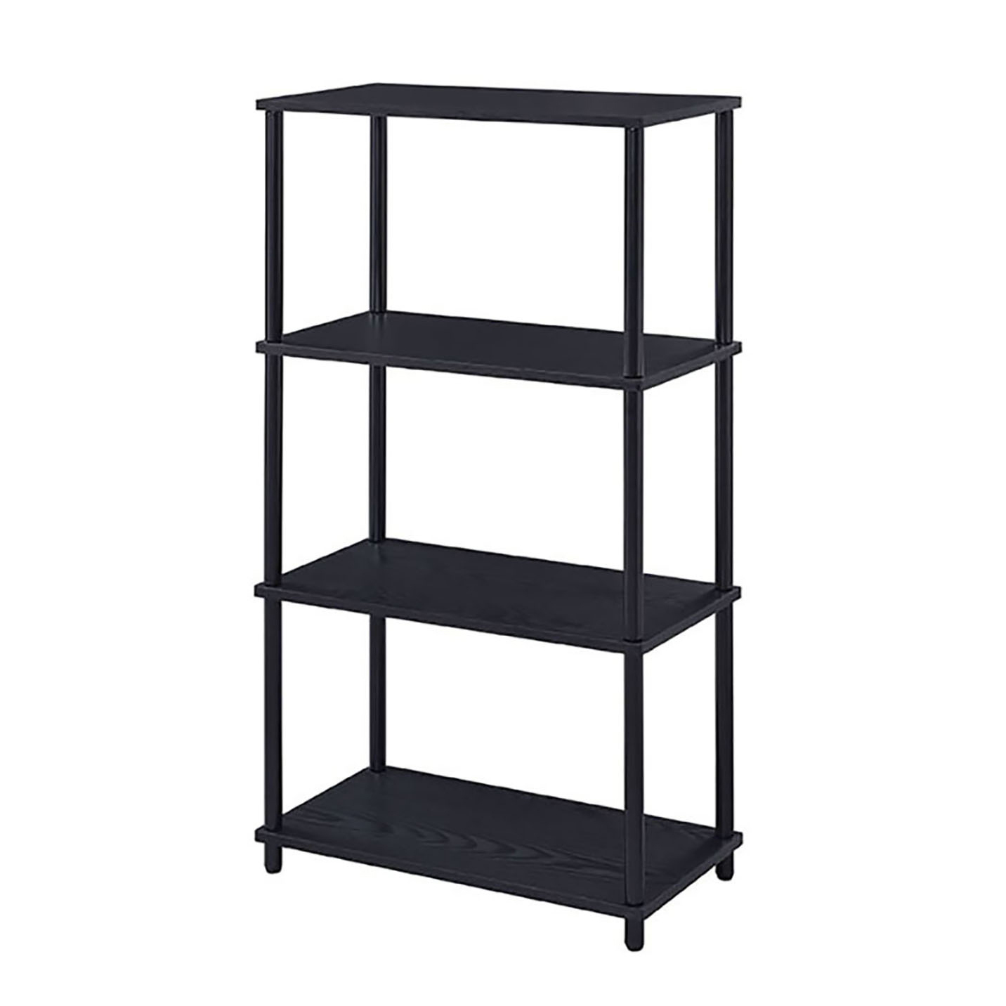 Black Bookshelf with 4 Shelf