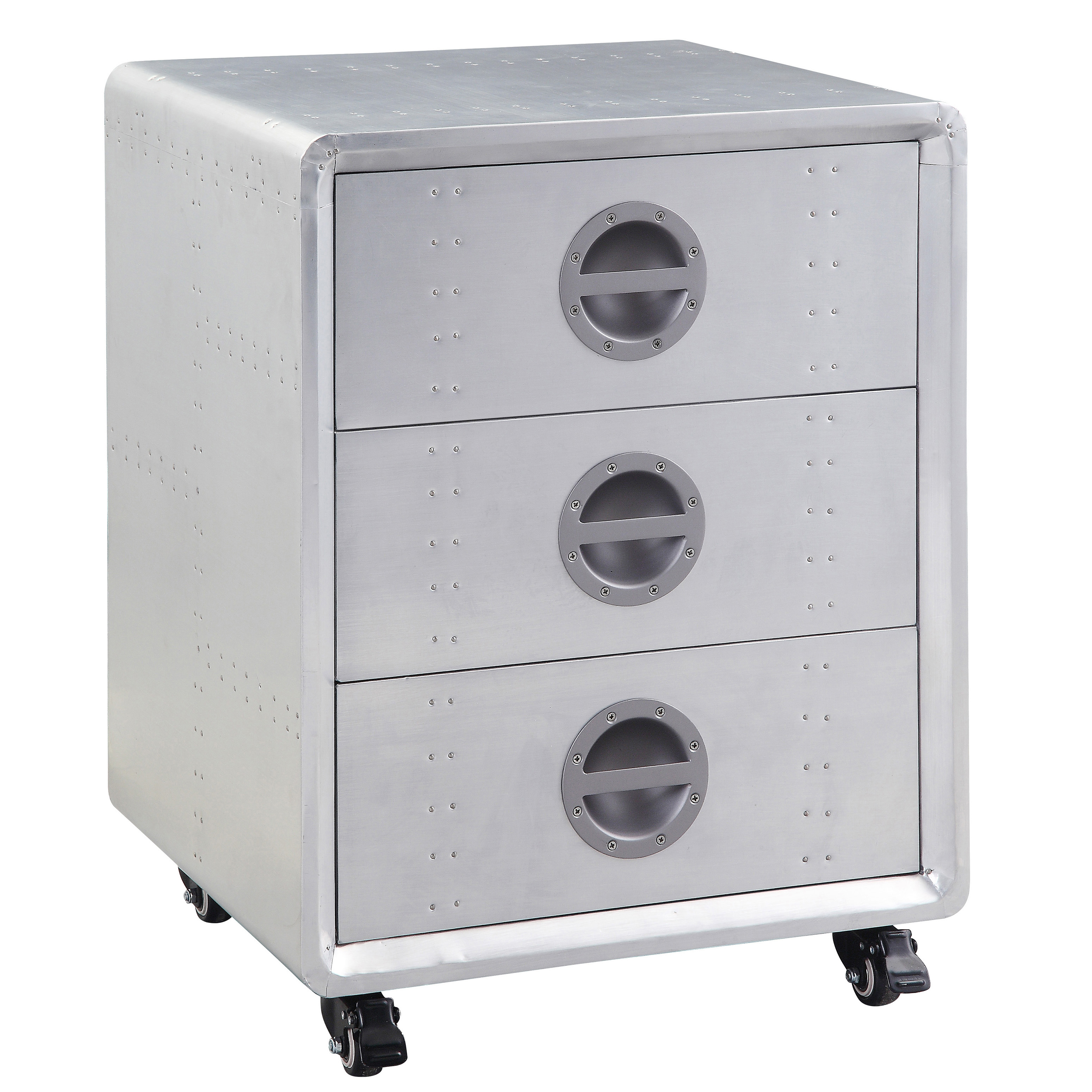 Aluminum Cabinet with 3-Drawer