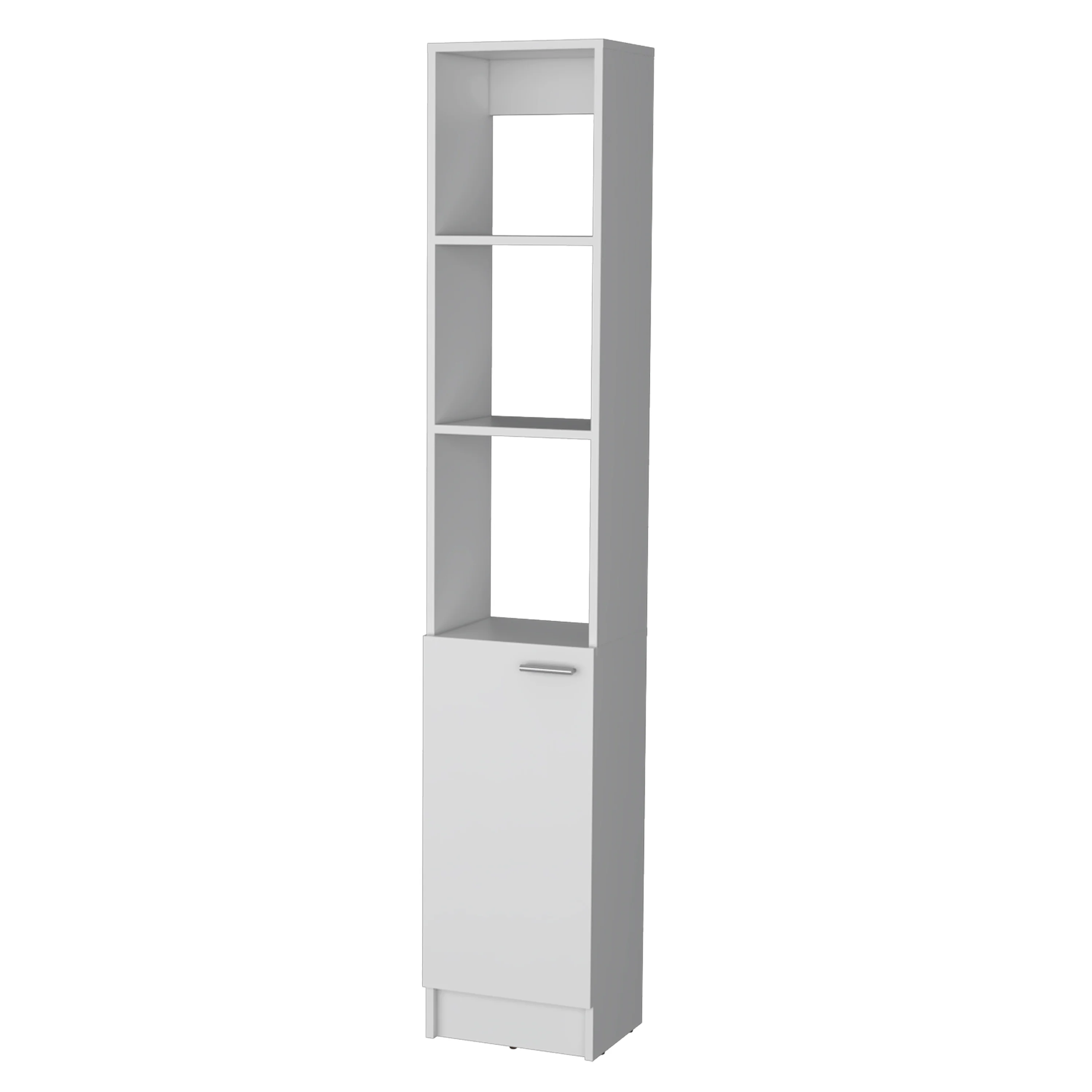 White Linen Cabinet with 1-Door