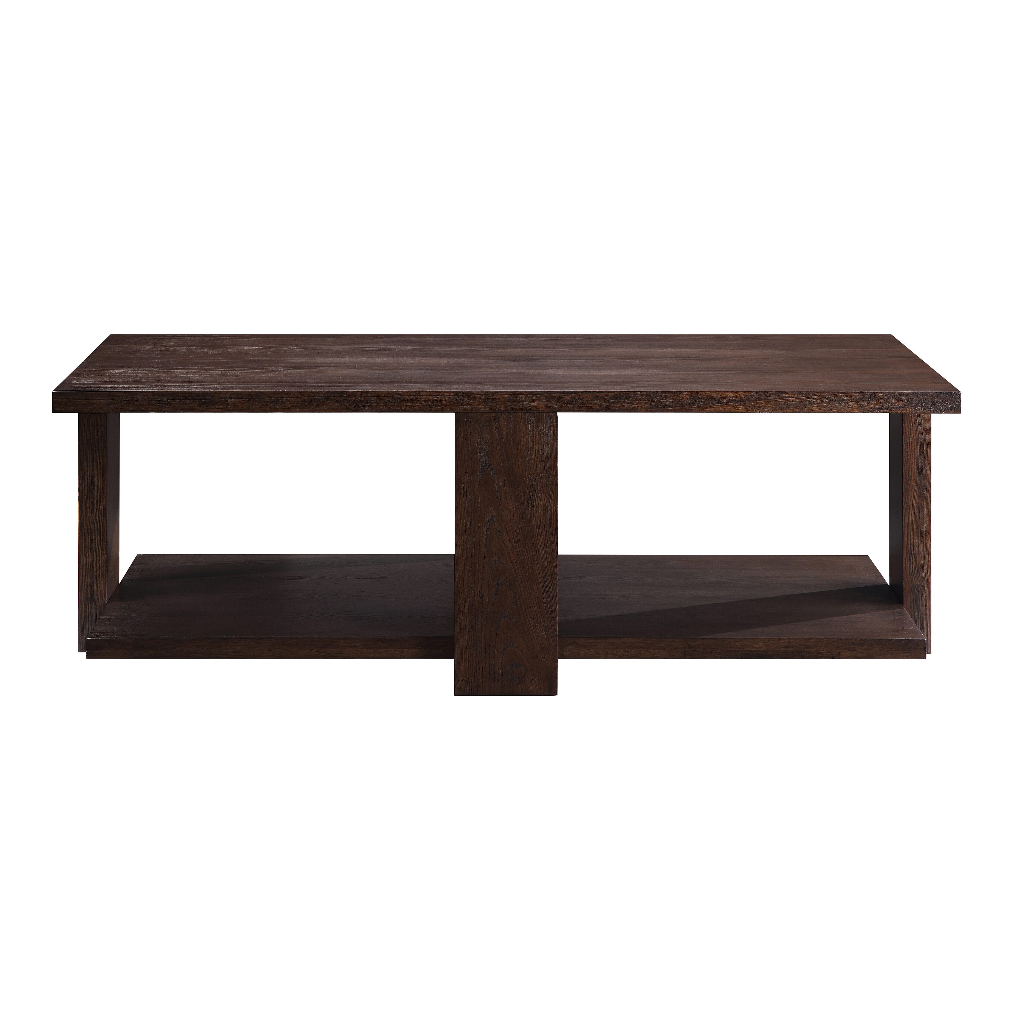 Walnut Coffee Table with Straight Leg