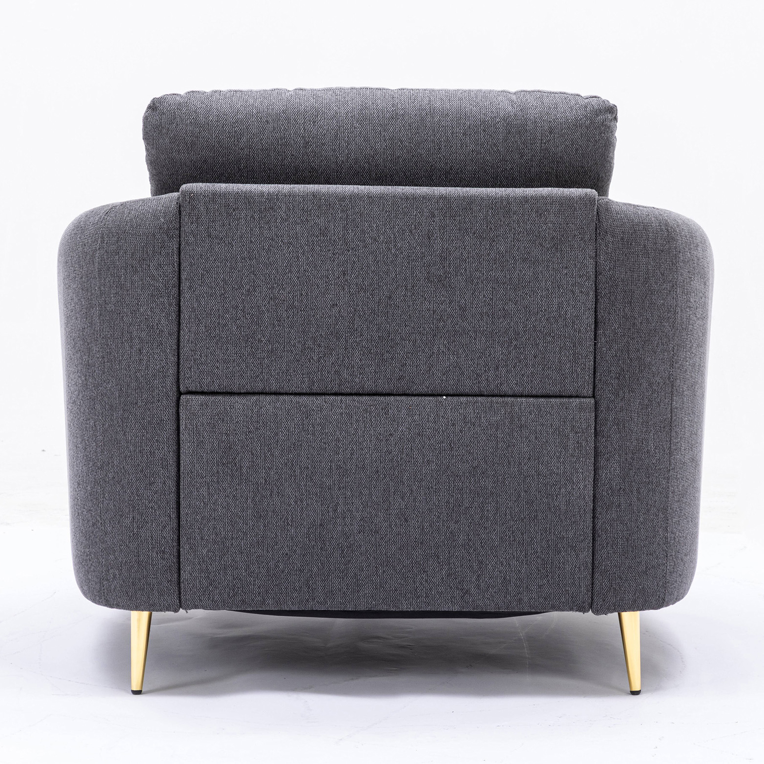 Grey Loose Back Accent Chair