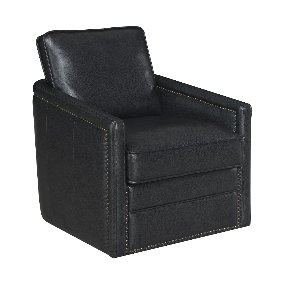 Black Swivel Accent Chair