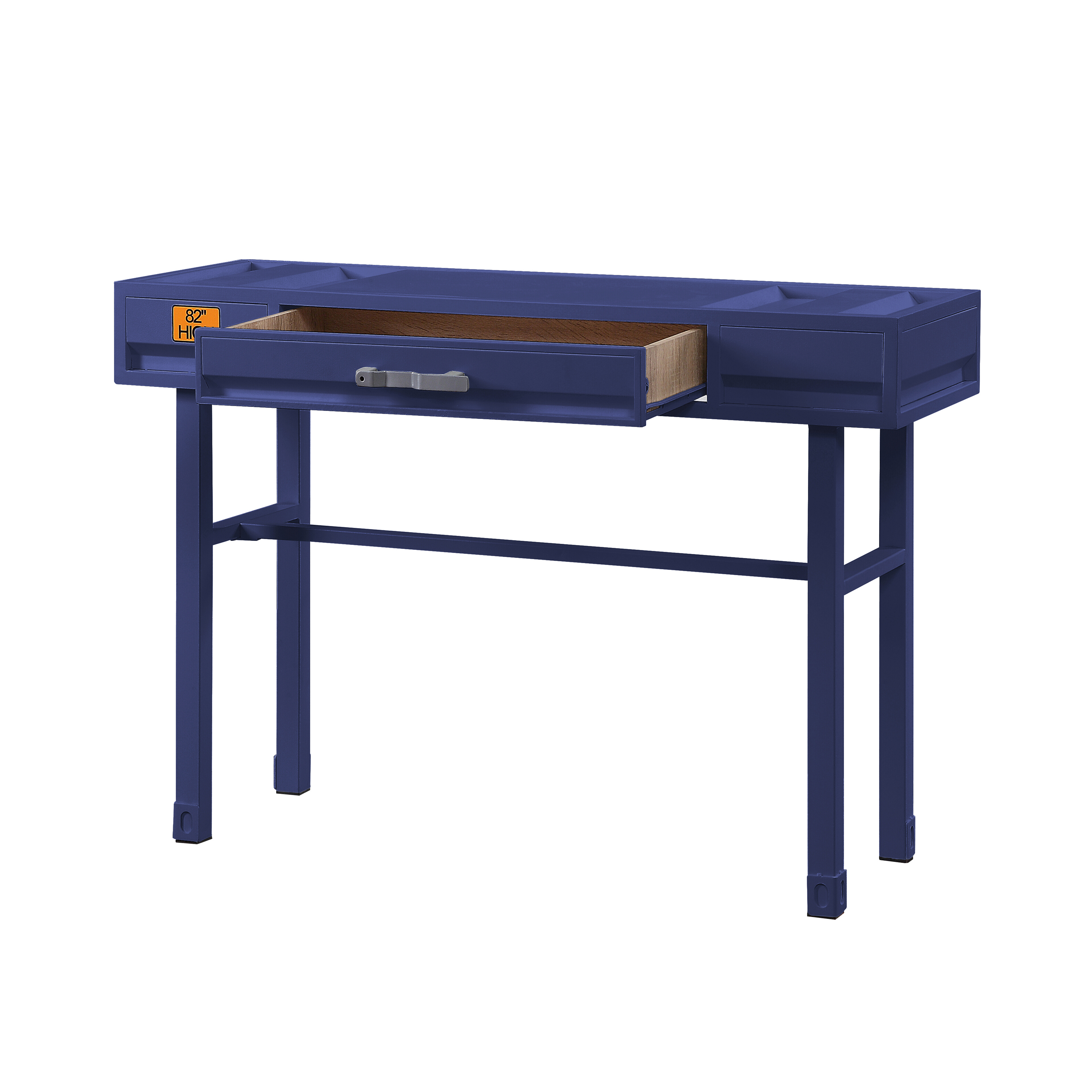 Blue Writing Desk with 1 Drawer