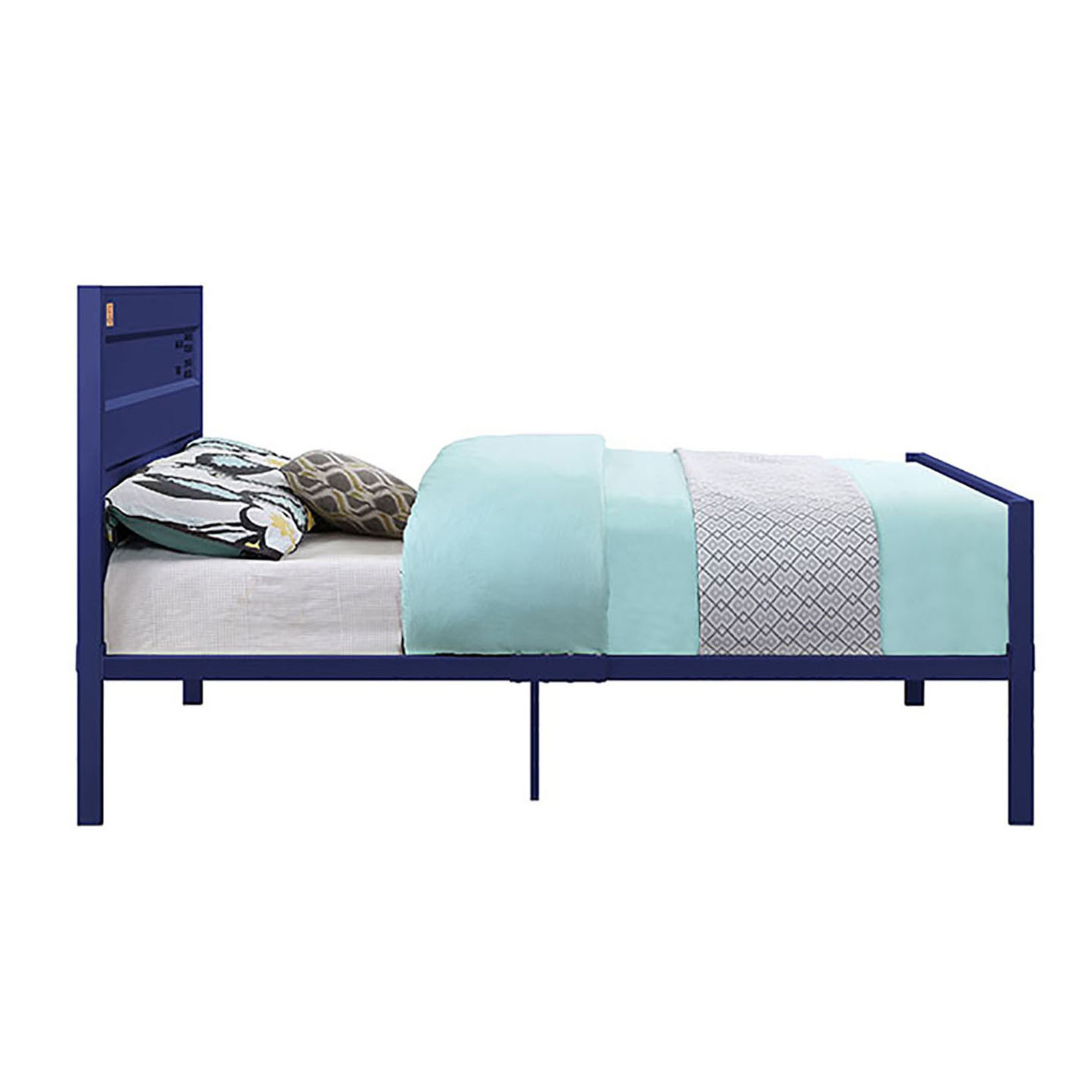 Blue Full Platform Bed