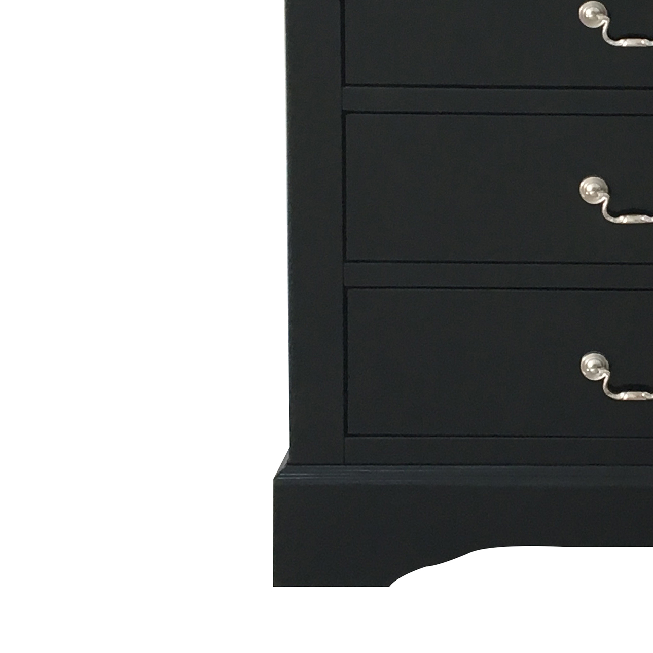 Black 5-Drawer Chest