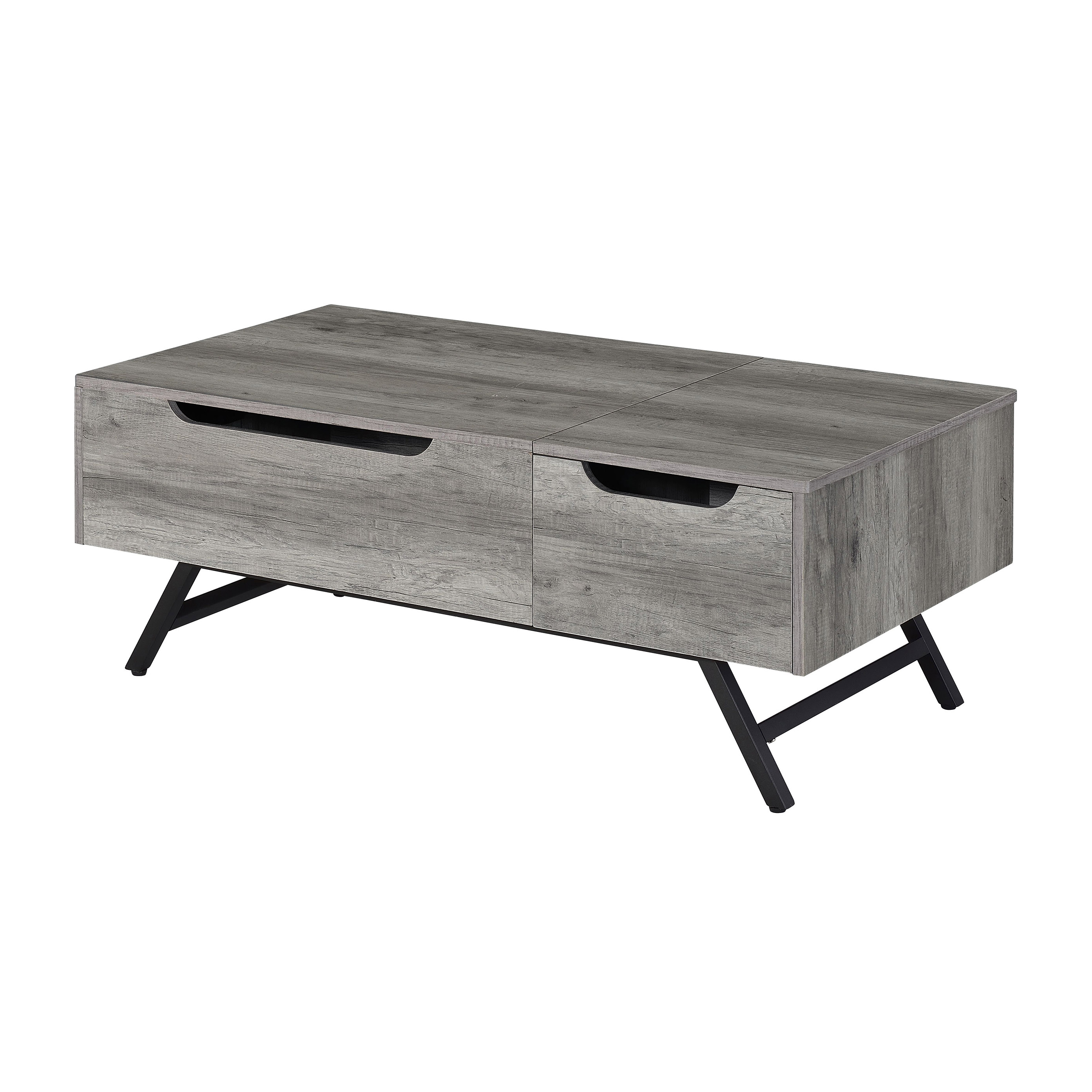 Grey Oak Coffee Table with Lift Top