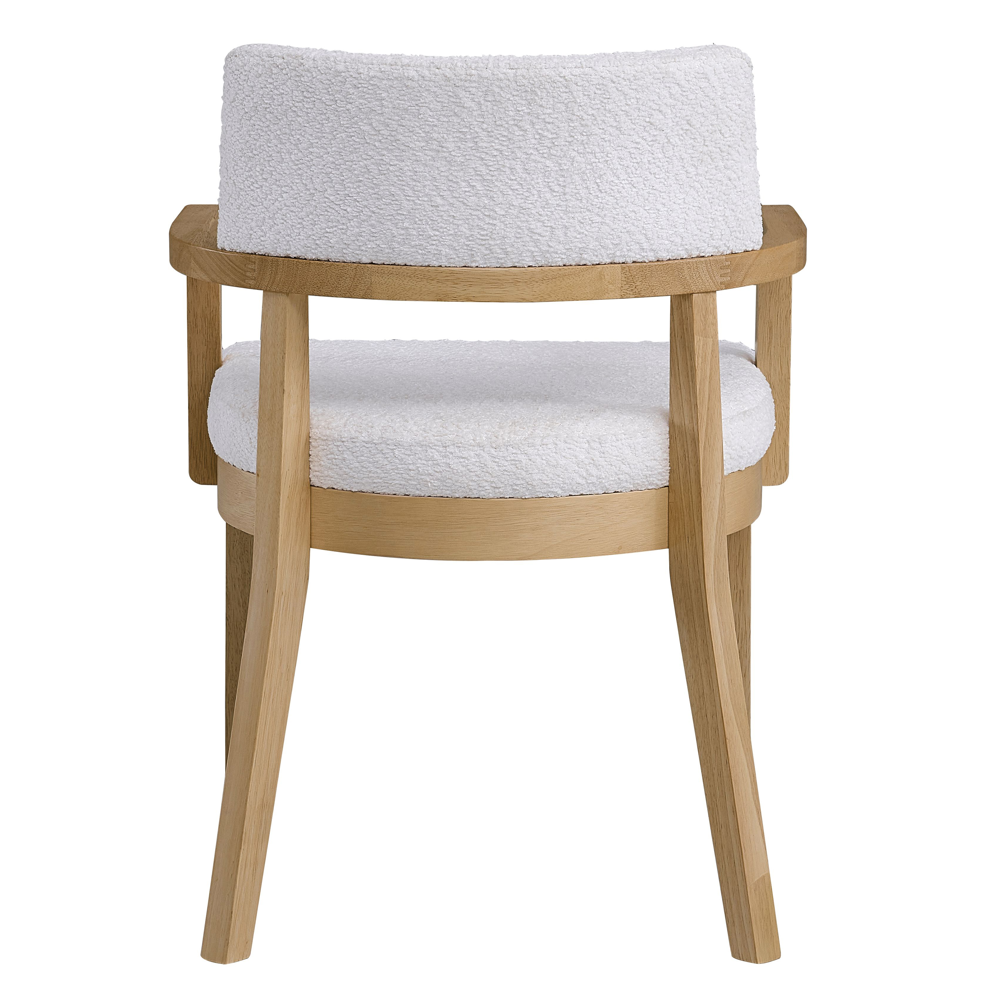 Gorge and Oak Side Chair with Padded Seat (Set of 2)