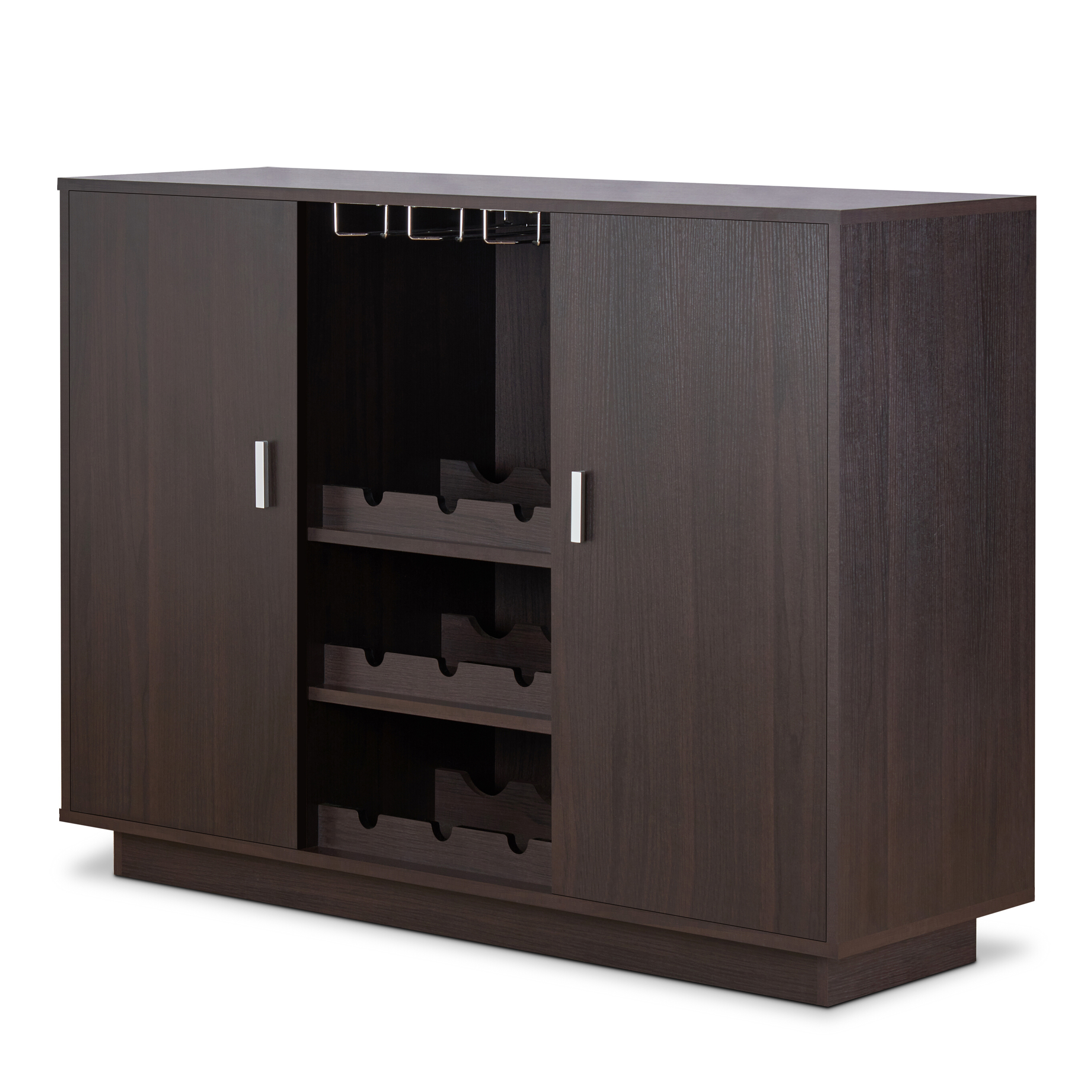 Espresso 2-Door Wine Cabinet