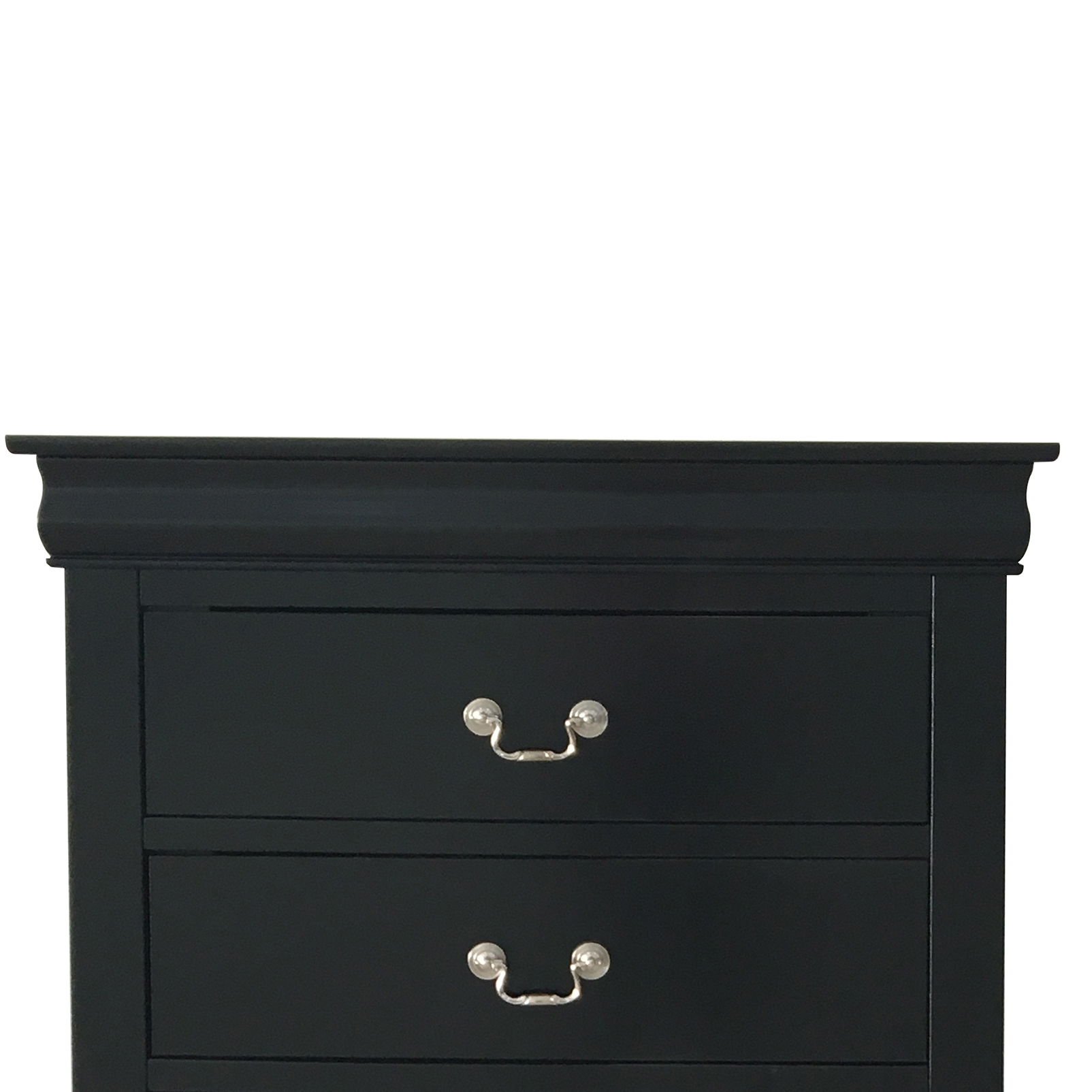 Black 5-Drawer Chest