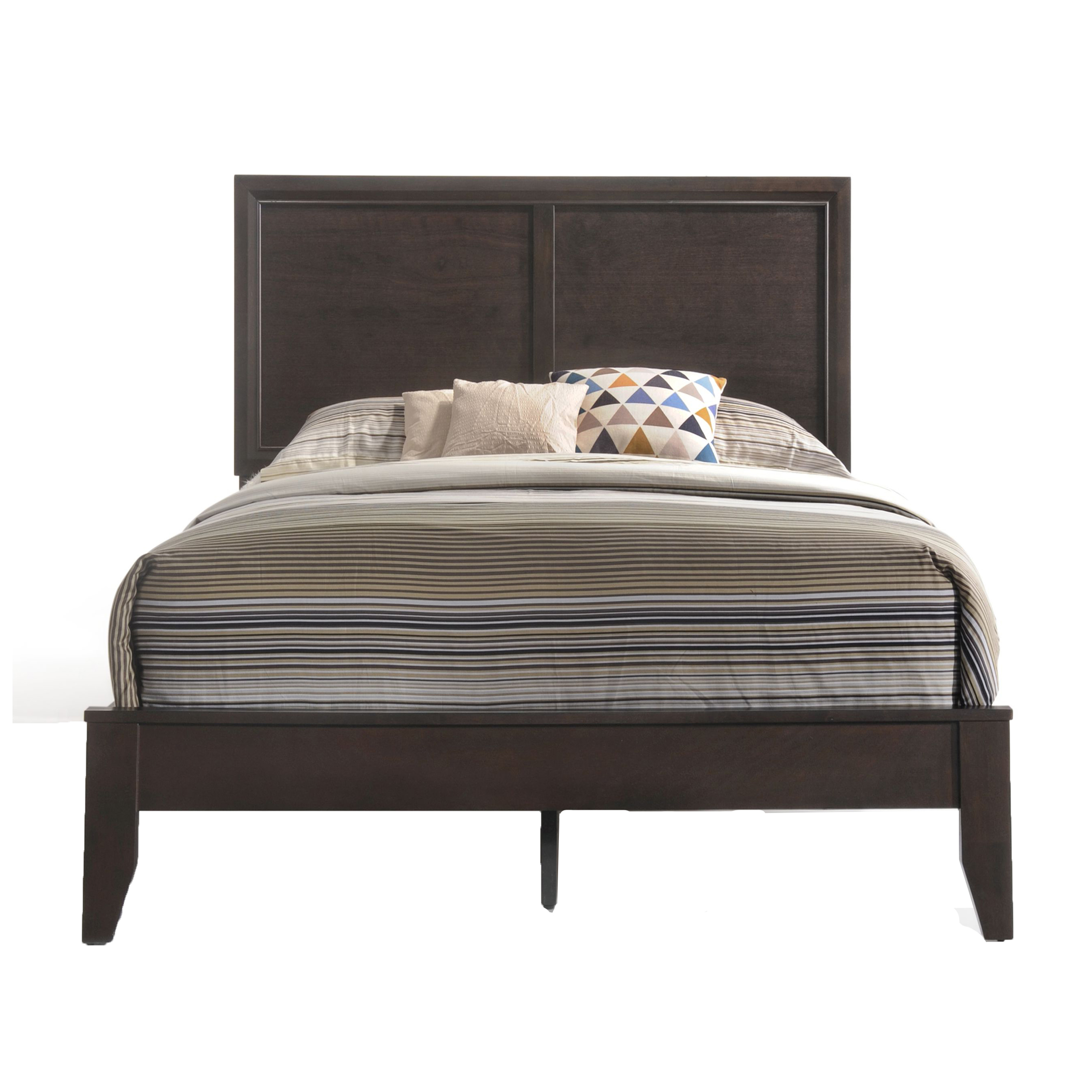 Espresso Queen Panel Bed