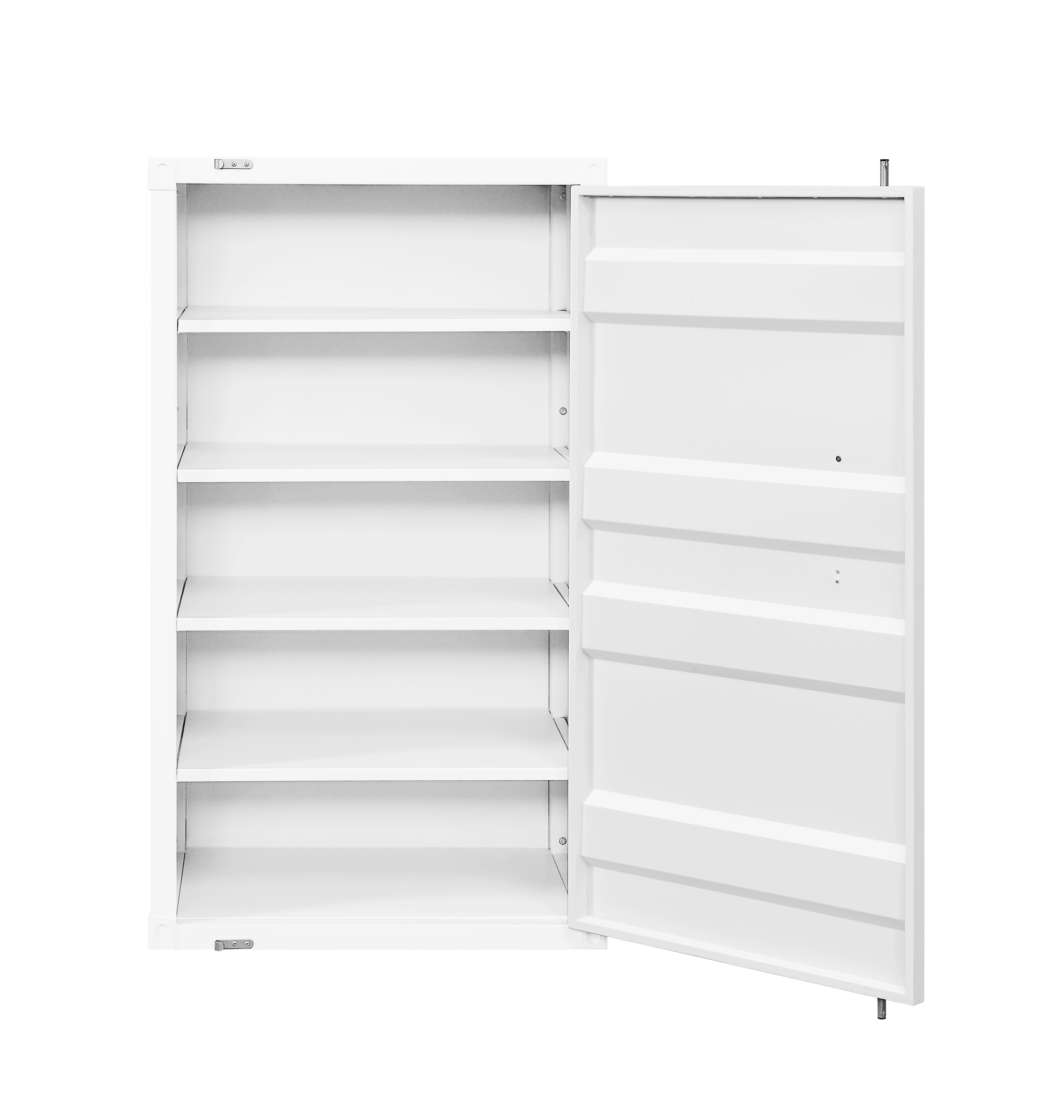 White 1-Door Chest with Container Lock