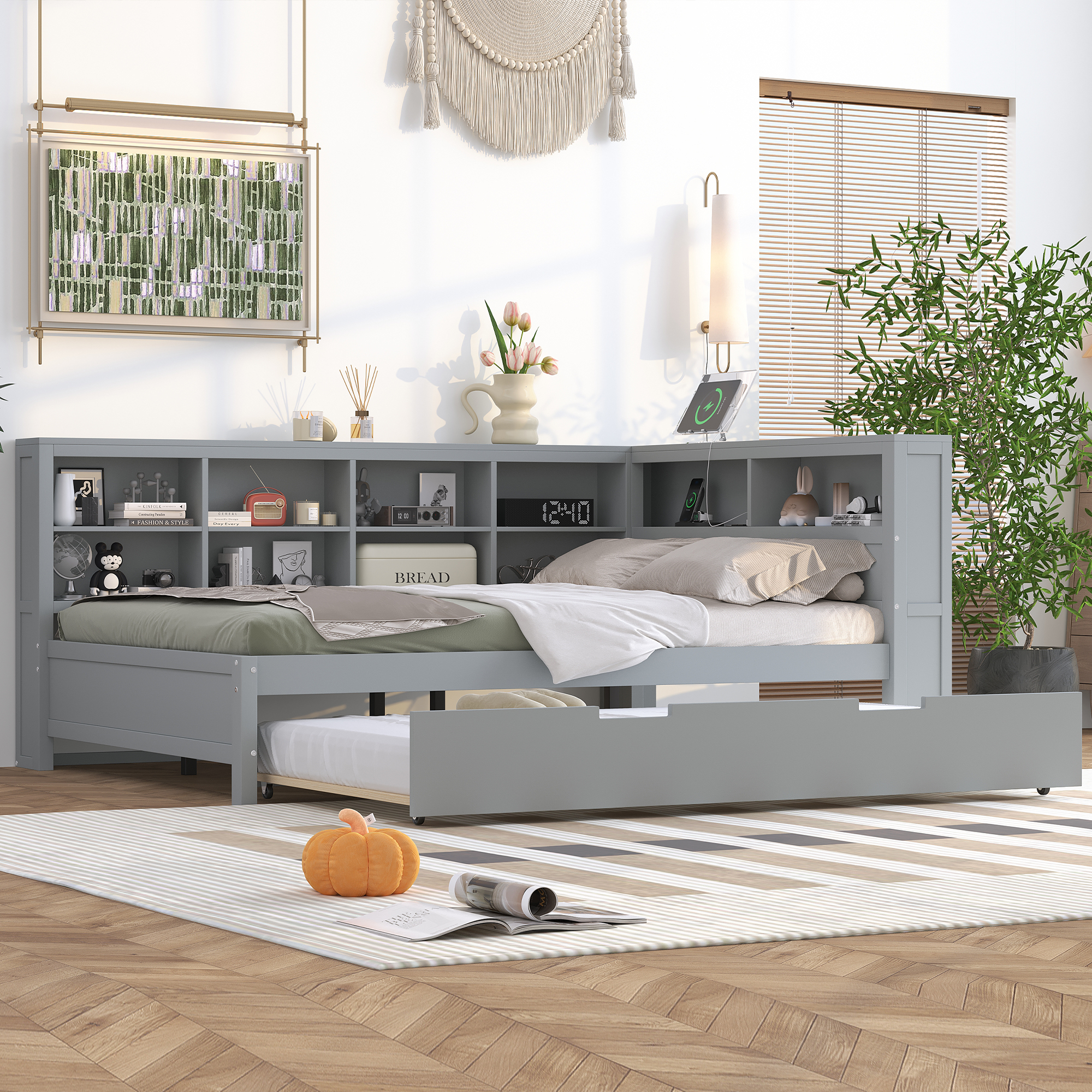 Grey + Wood