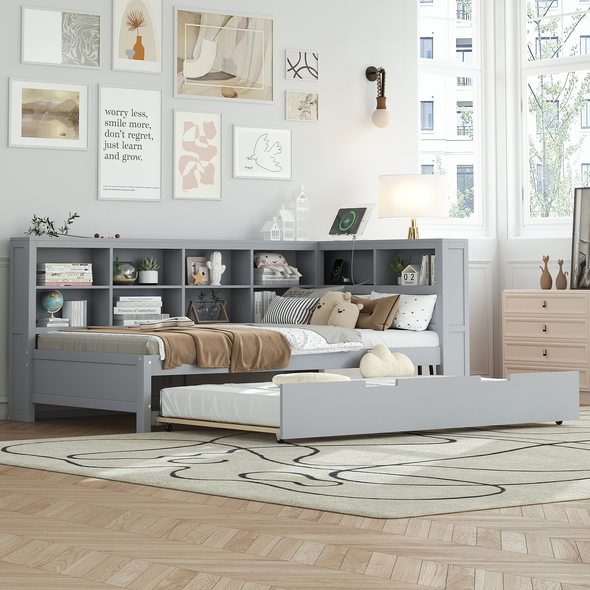 Grey + Wood