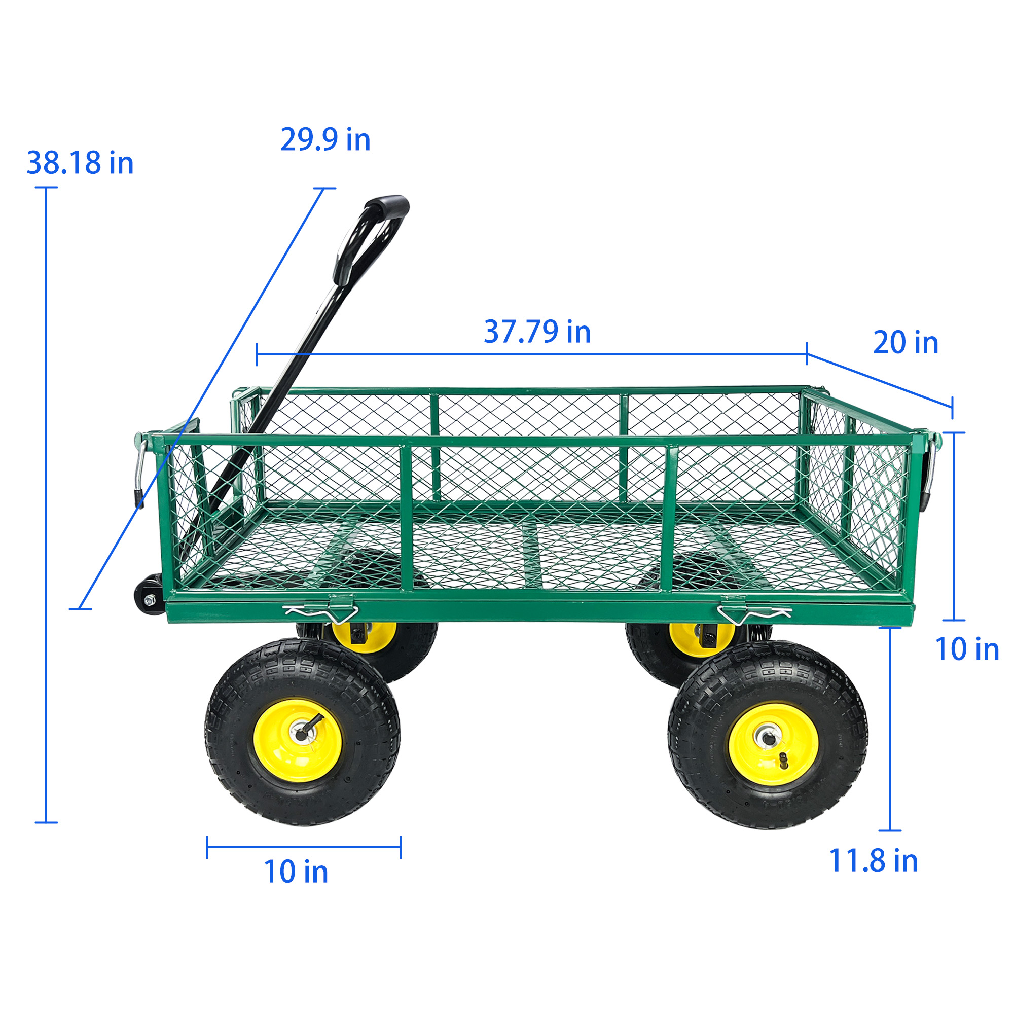 Wagon Cart Garden cart trucks make it easier to transport firewood  Maximum static load is 880 lbs.